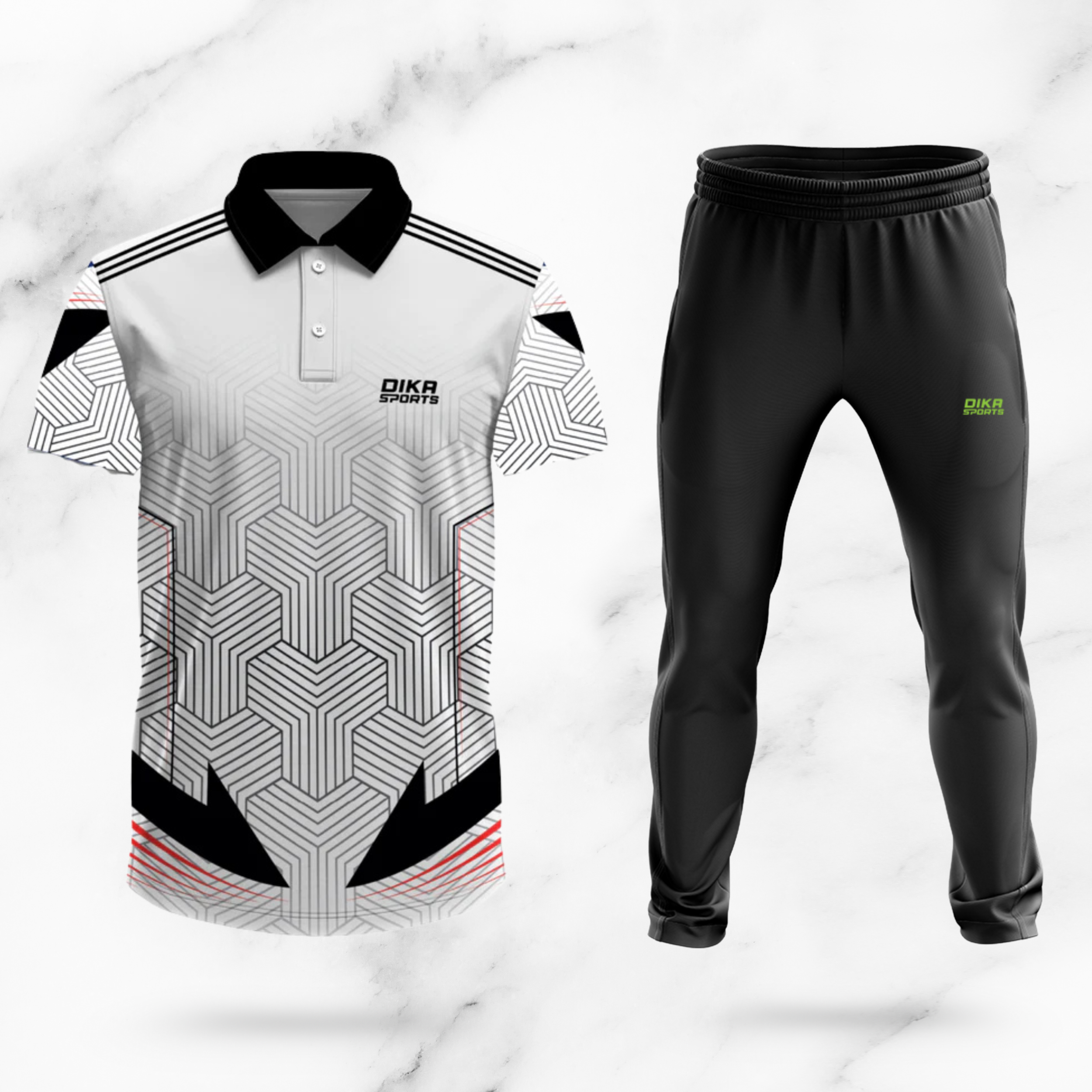 Combo Cricket jersey+track - Cricket t-shirt stylish - pack of 2