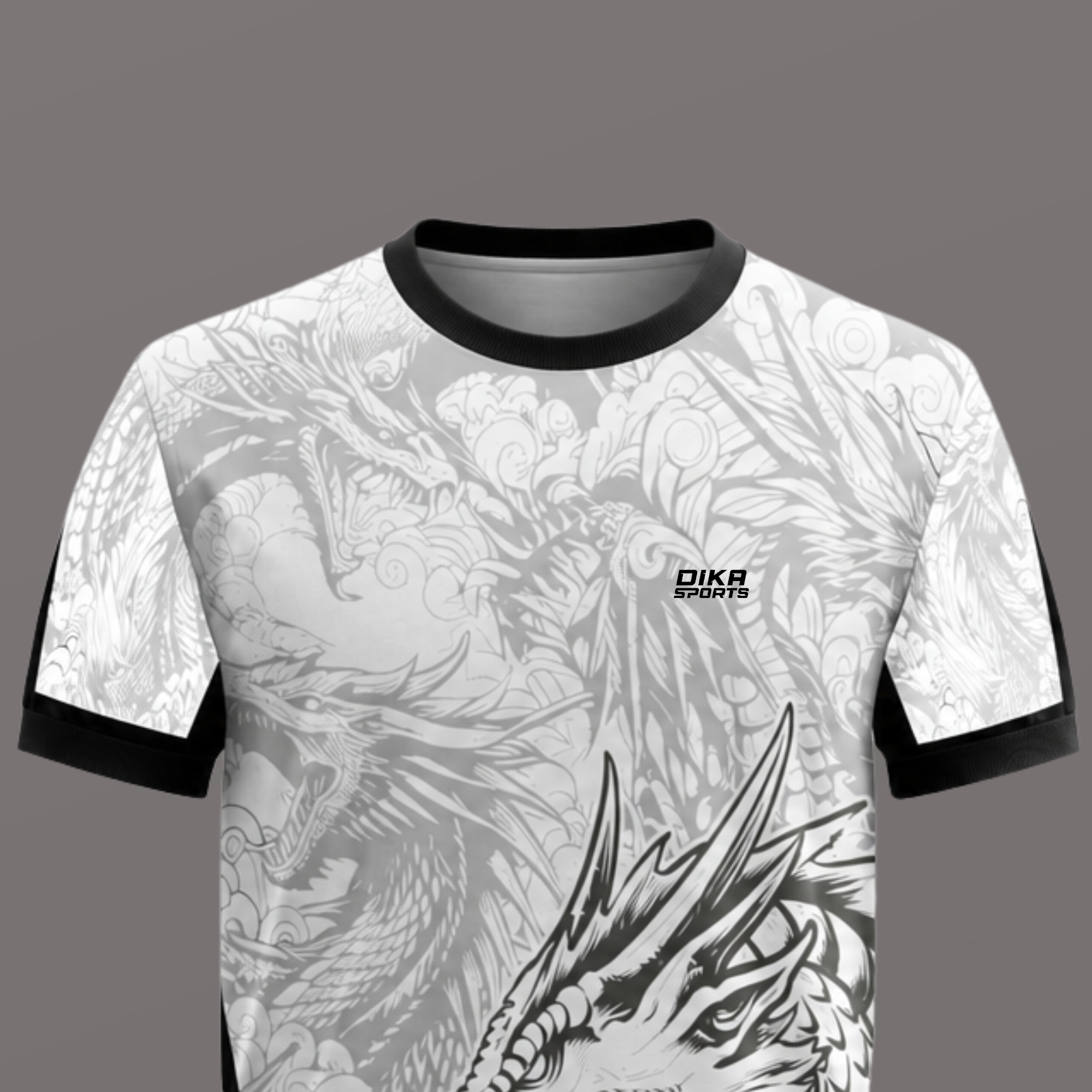 DIKA SPORTS Round Neck Cricket T-Shirt | Cricket T-Shirt Short Sleeve | Personalized Team Jersey