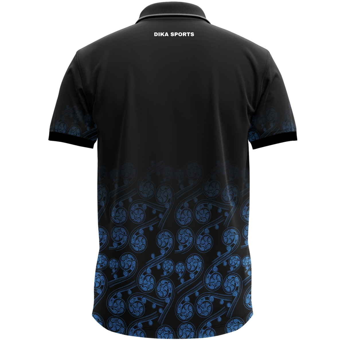 Dika Sports Cricket Jersey for Men | Cricket T-Shirt with Collar | Breathable Quick Dry Cricket Jersey | Team Sports T-Shirt | No Name