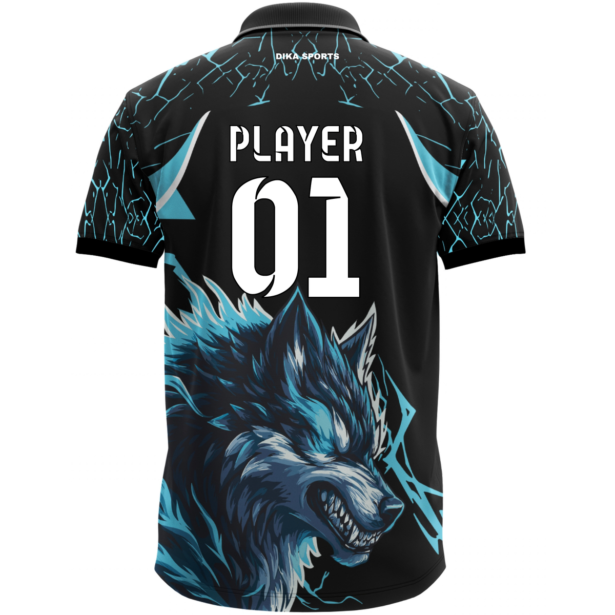 Dika Sports Personalized Cricket Jersey for Men | Custom Name Number & Logo Jersey | Breathable Team Cricket Sportswear