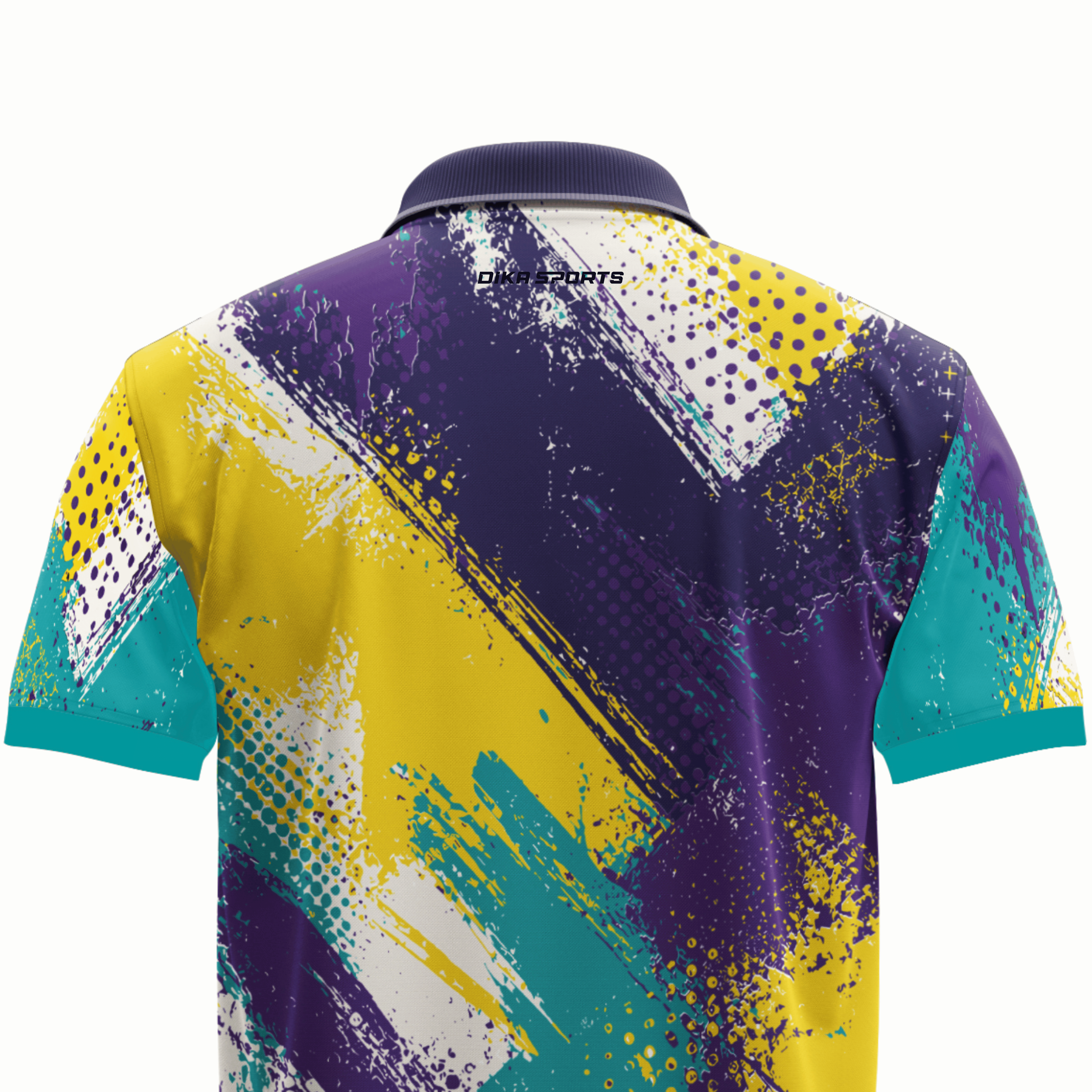 DIKA SPORTS Cricket T-Shirt for Adults Short Sleeve Breathable Sports Polo T-Shirt for Men