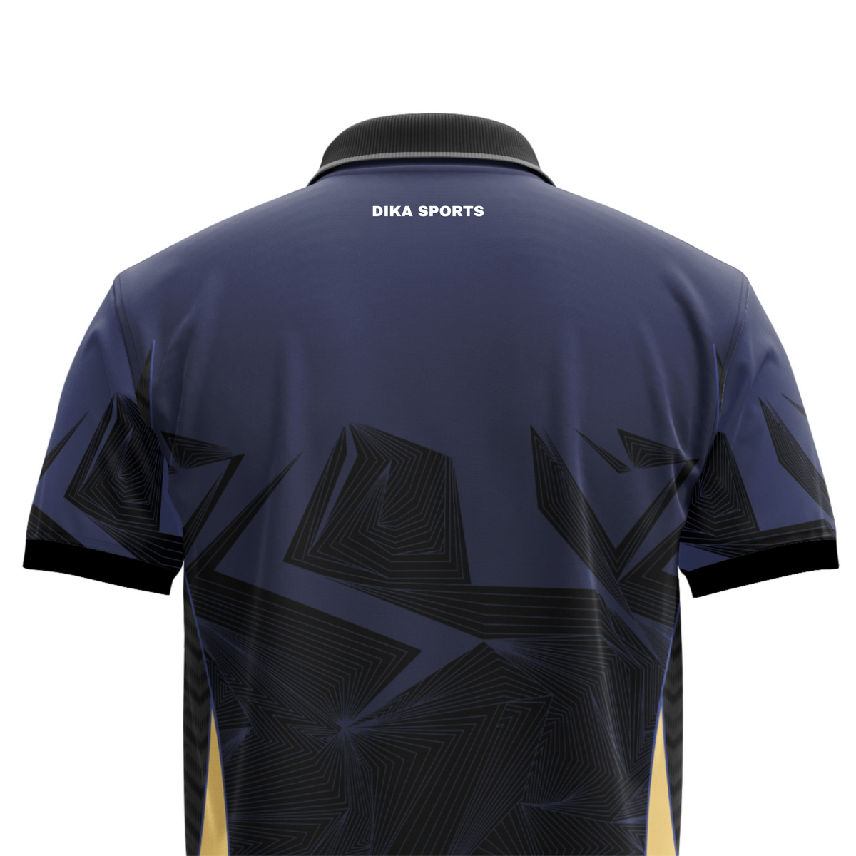 Dika Sports Cricket T-Shirt Online | Cricket Dress for Men | Collar T-Shirt Sports Jersey | Breathable & Stretchable