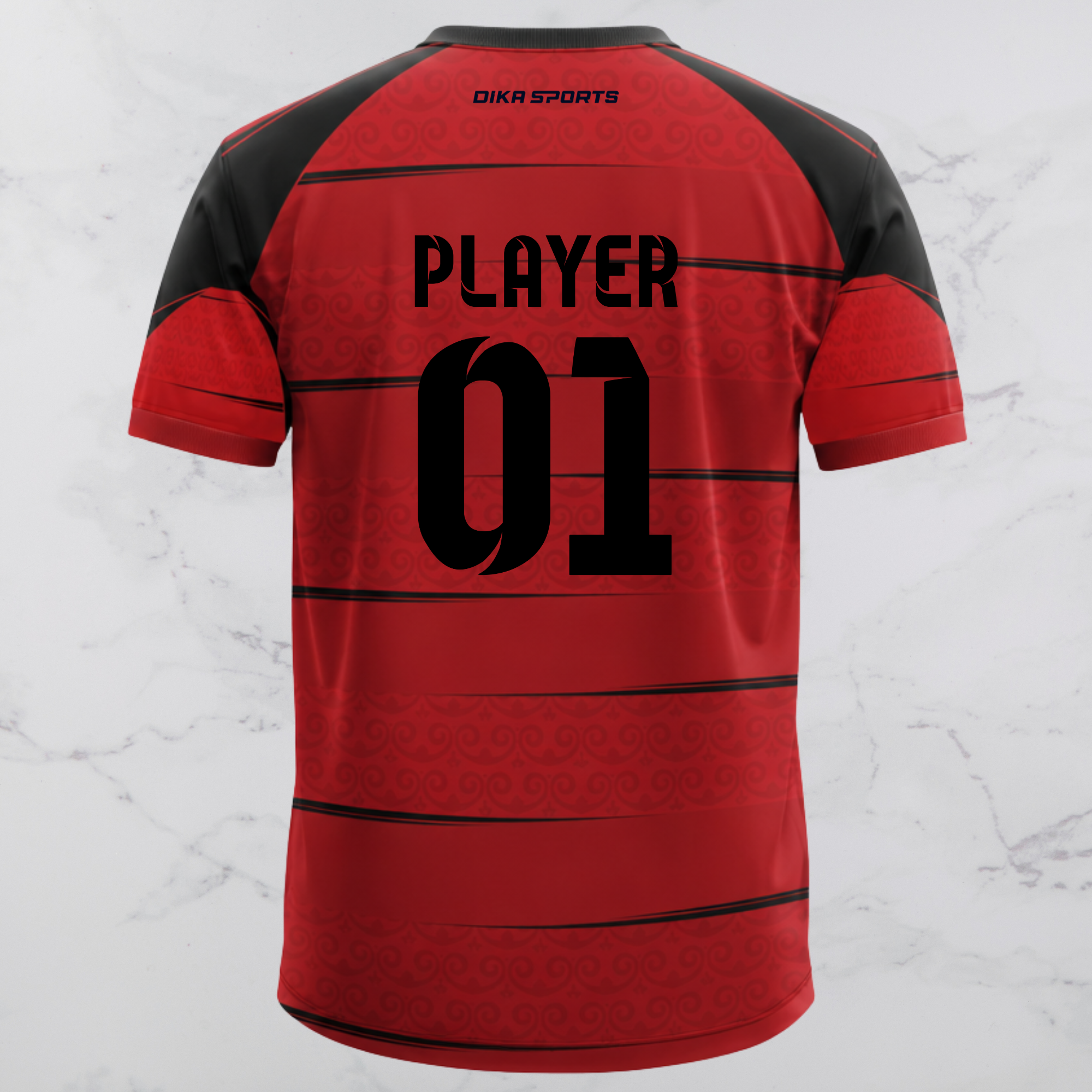 Dika Sports Custom Cricket T-Shirt Combo | Breathable Men's Sports Jersey with Team Colors