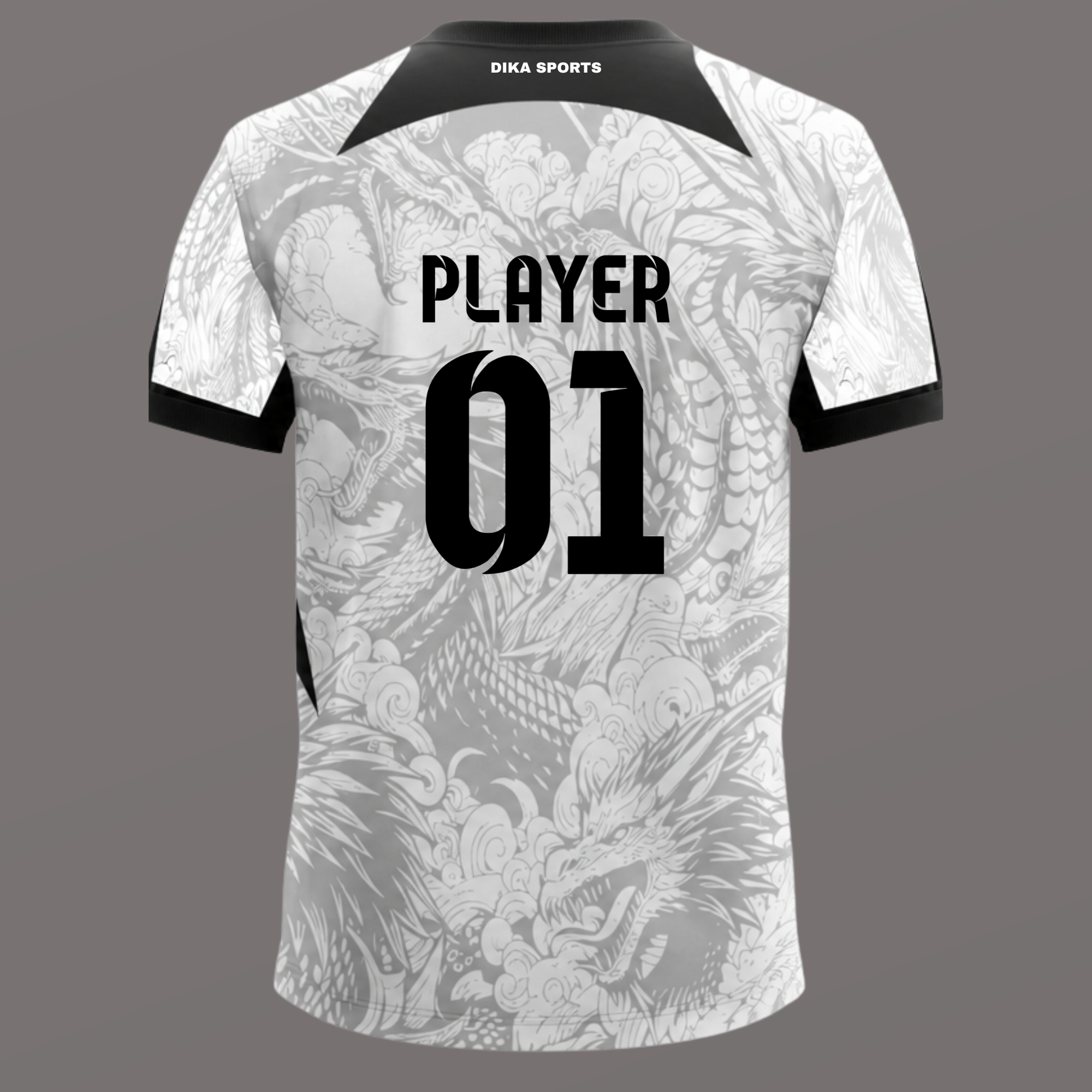 DIKA SPORTS Round Neck Cricket T-Shirt | Cricket T-Shirt Short Sleeve | Personalized Team Jersey