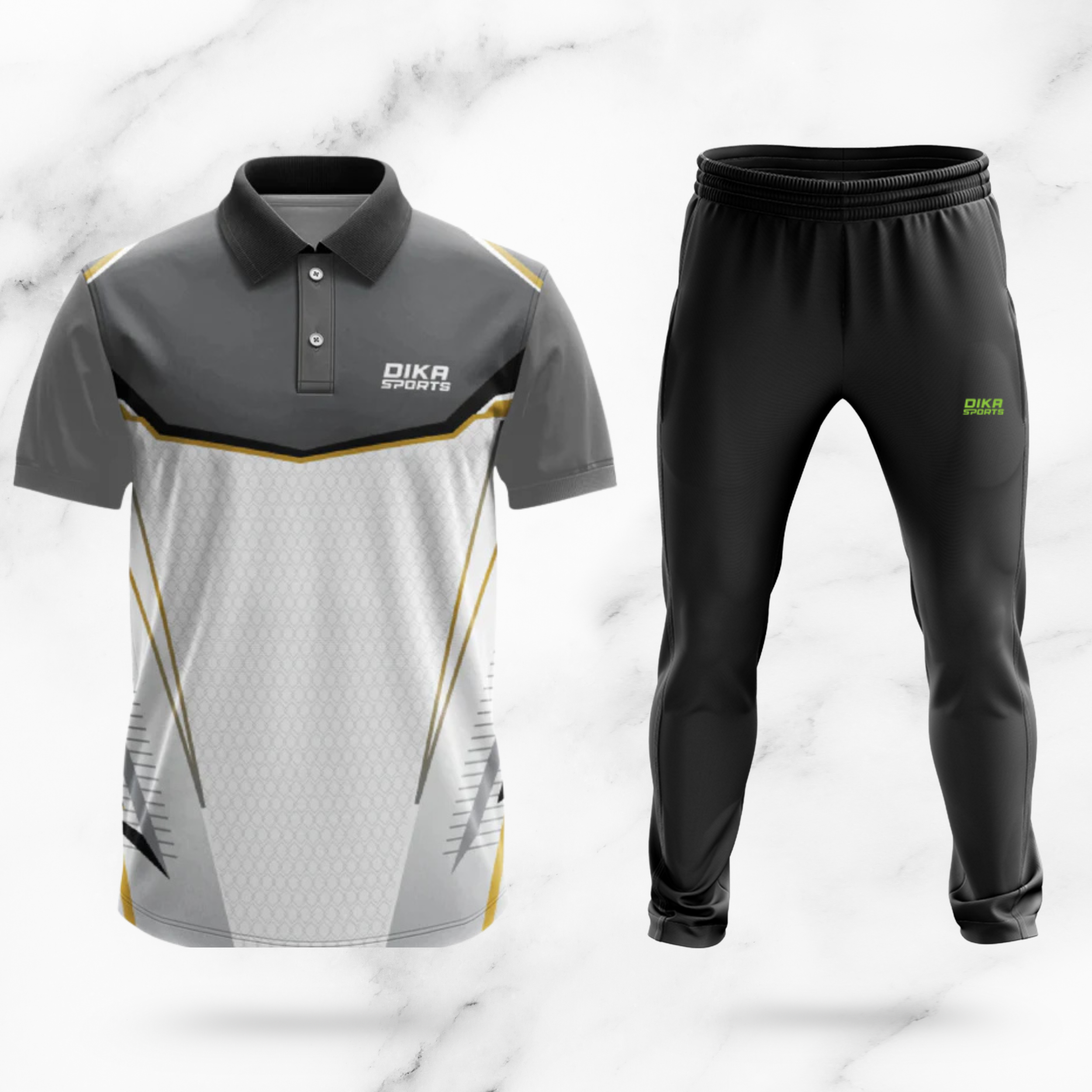 Combo cricket jersey+track - Cricket jersey breathable - pack of 2