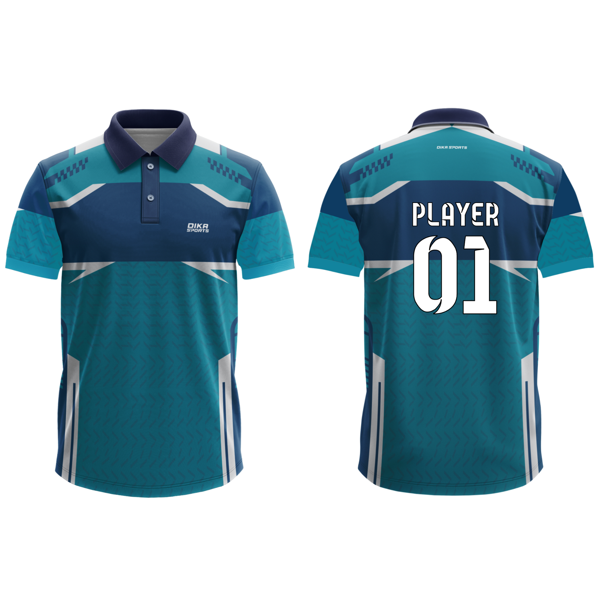 Custom jersey embroidery Cricket t-shirt breathable