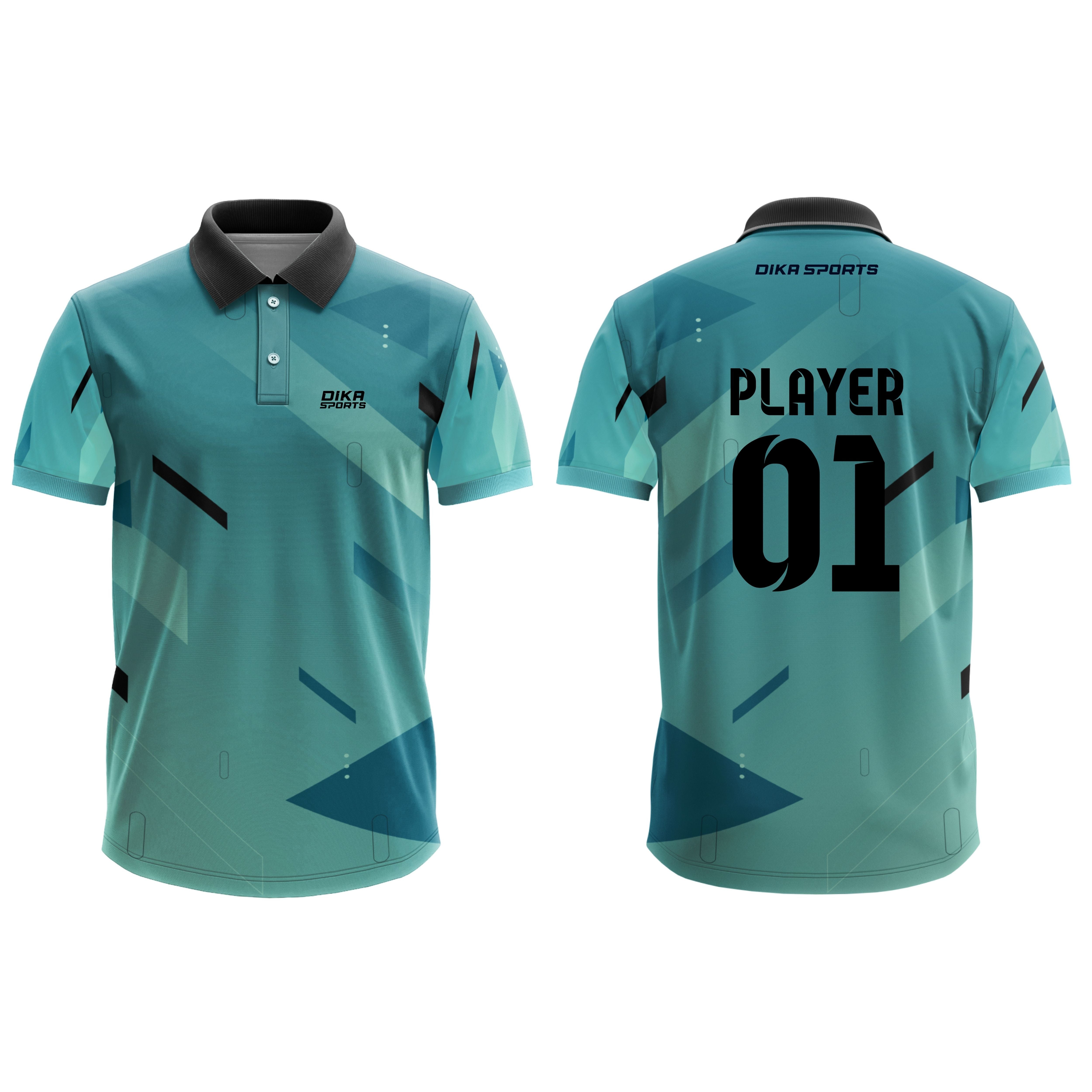 Dika Sports Custom Cricket Jersey with Name & Number