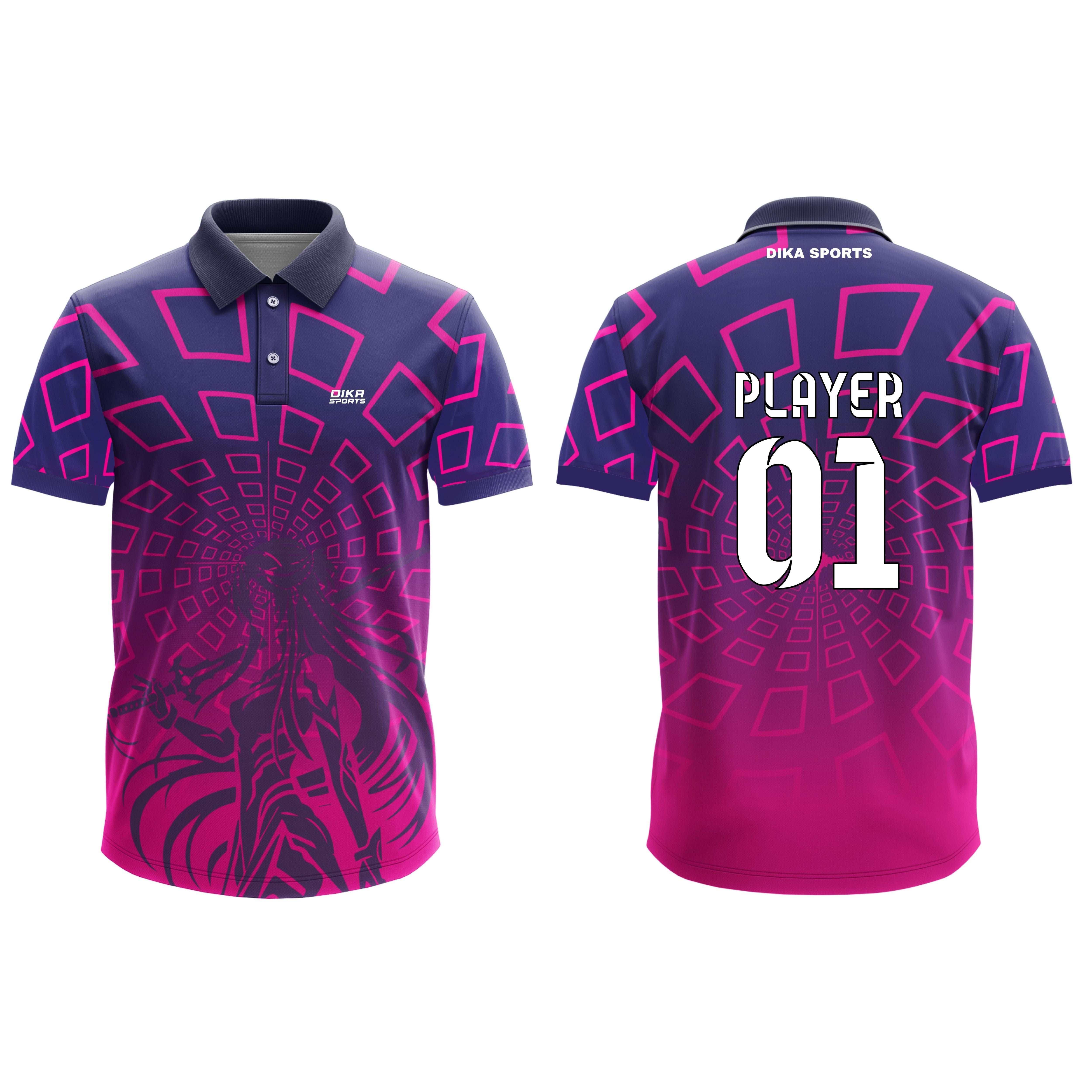 DIKA SPORTS Personalized Sportswear Custom Cricket Jersey for Teams