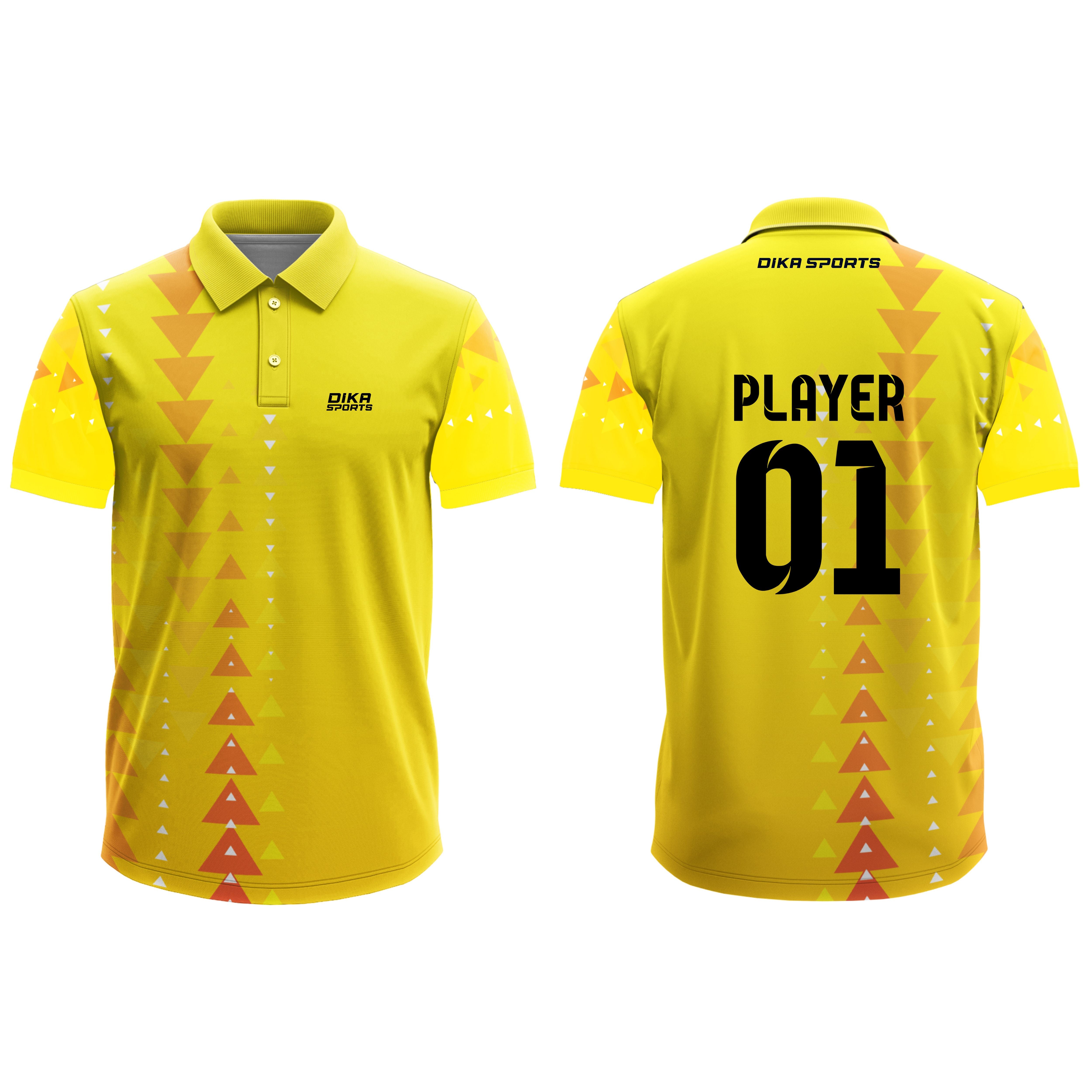 Dika Sports Custom Cricket Jersey with Name for Men and  Women & Kids