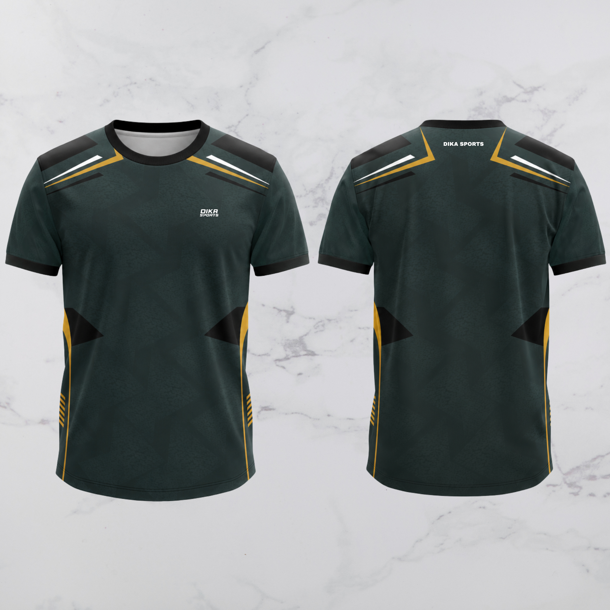 DIKA SPORTS Cricket Jersey Breathable Round Neck Sports Wear for Men | Men's Cricket T-Shirt | Team Cricket Jersey | Sport T-Shirt