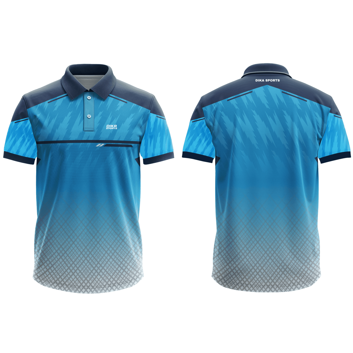 Men's Quick Dry Cricket T-Shirt – Lightweight Moisture Wicking Sports Jersey Dika Sports