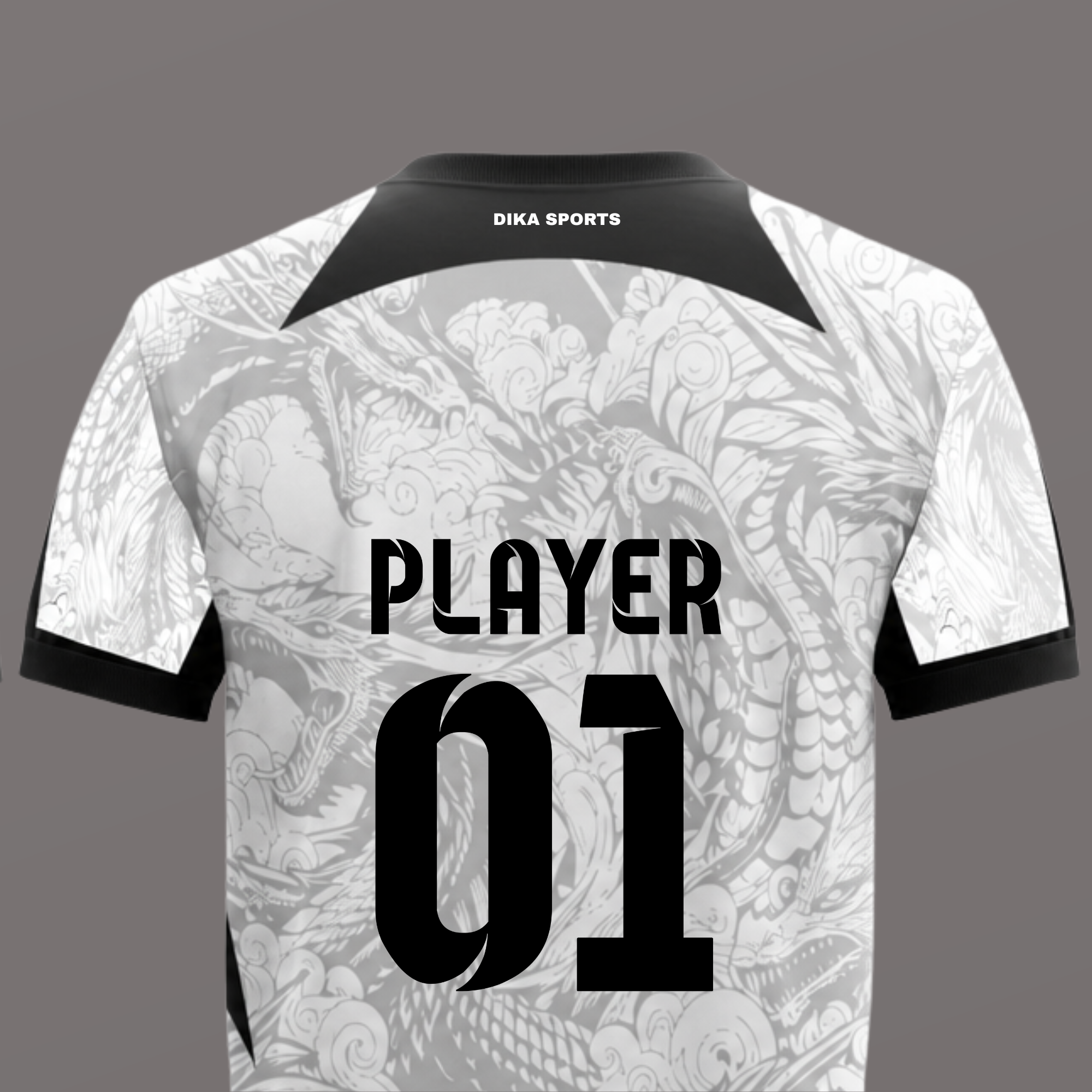 DIKA SPORTS Round Neck Cricket T-Shirt | Cricket T-Shirt Short Sleeve | Personalized Team Jersey