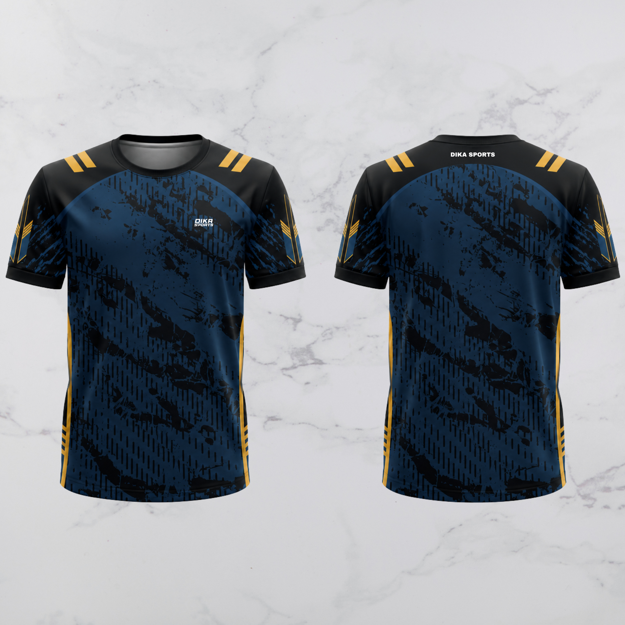 DIKA SPORTS Round Neck Cricket Jersey for Men | Sports Wear for Men | Cricket Jersey | Sport T-Shirt | Breathable Quick Dry Jersey