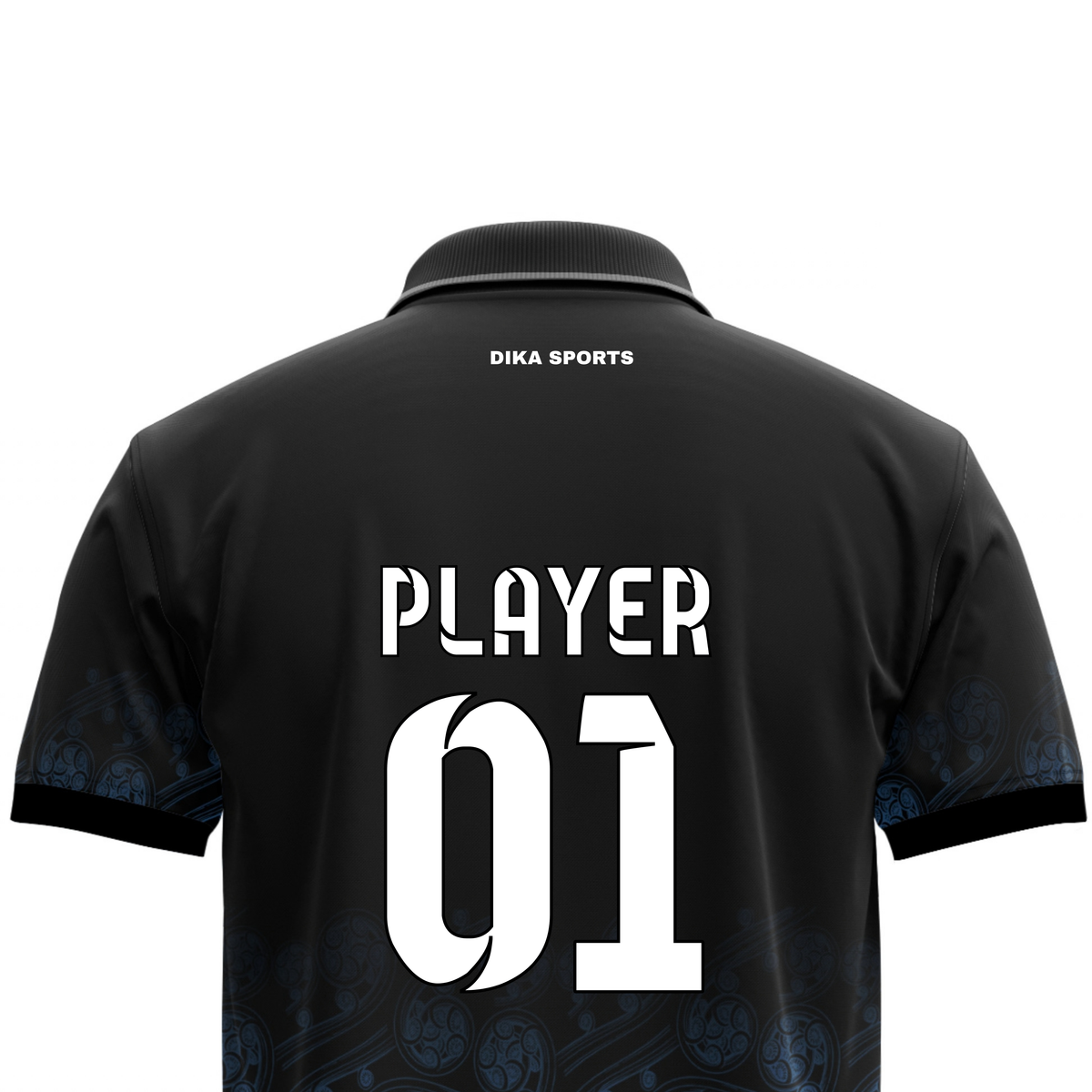 Dika Sports Cricket Jersey for Men | Custom Printed Cricket Jersey with Name | Cricket Jersey with Collar | Lightweight Sports T-Shirt