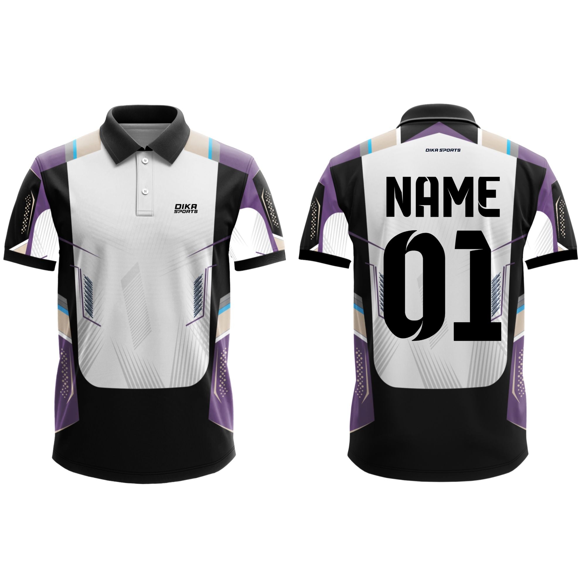 Dika Sports Personalized Jersey for Cricket Teams and Players