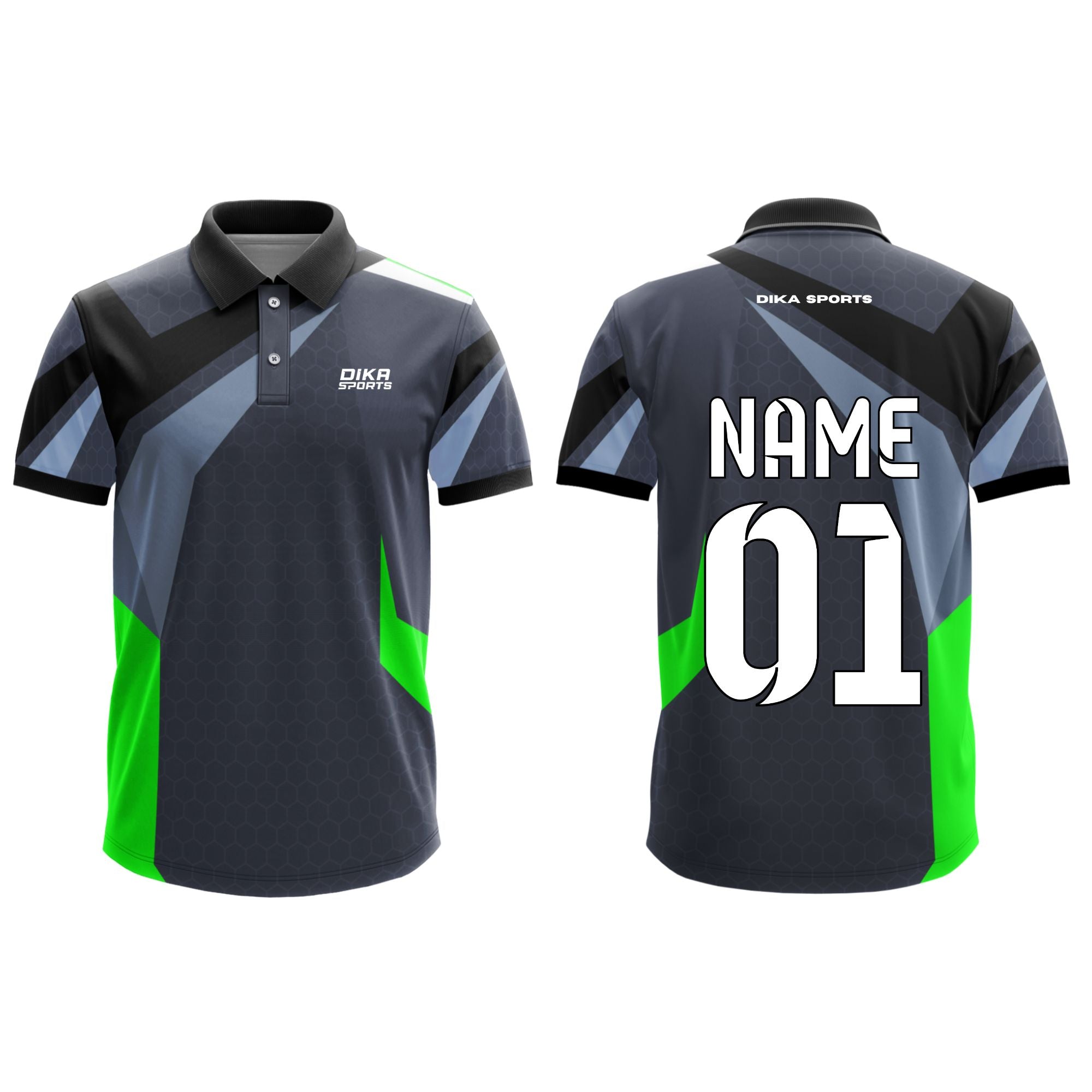 Dika Sports Custom Cricket Jersey for Men with Team Logo