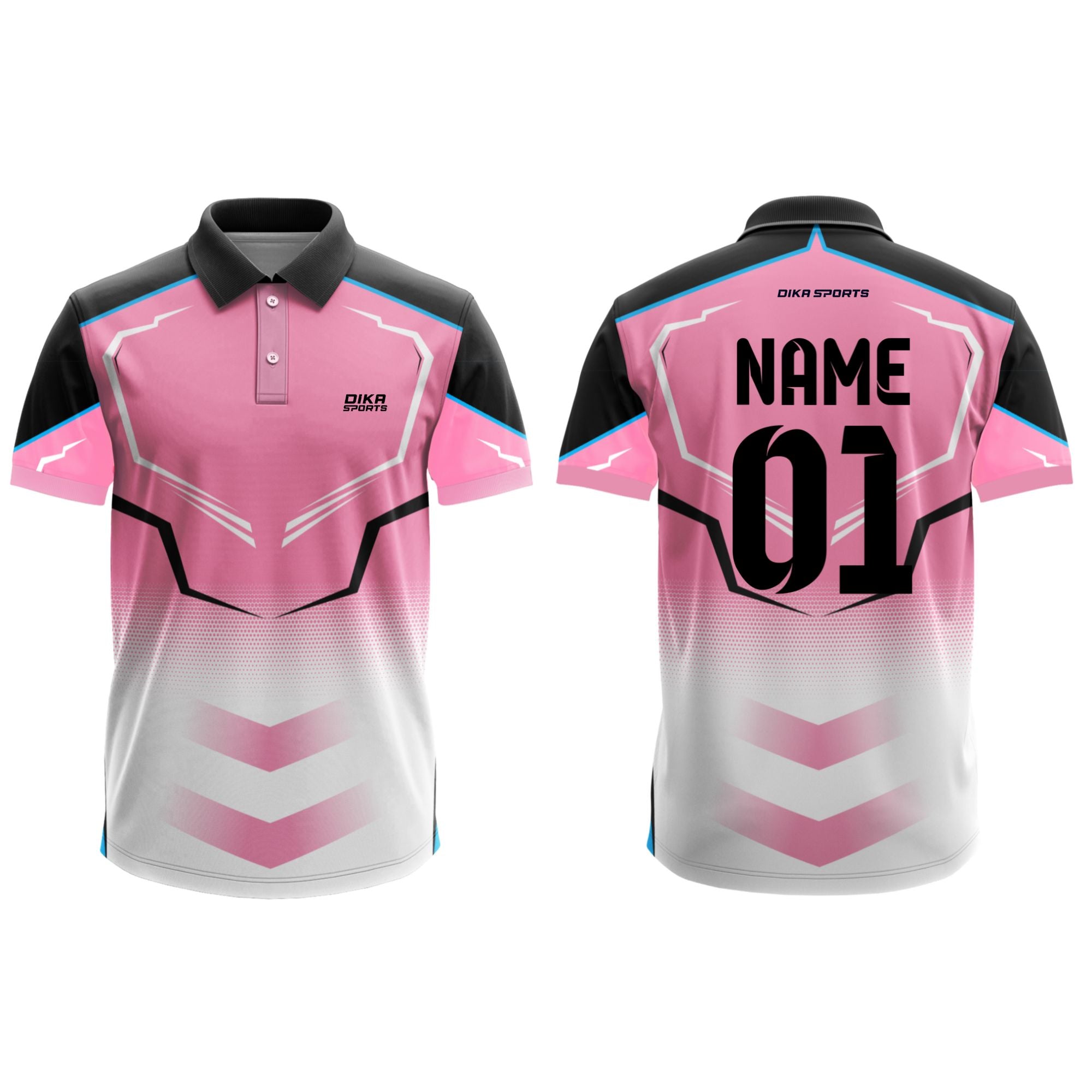 Dika Sports Custom Cricket Jersey for Men with Team Logo