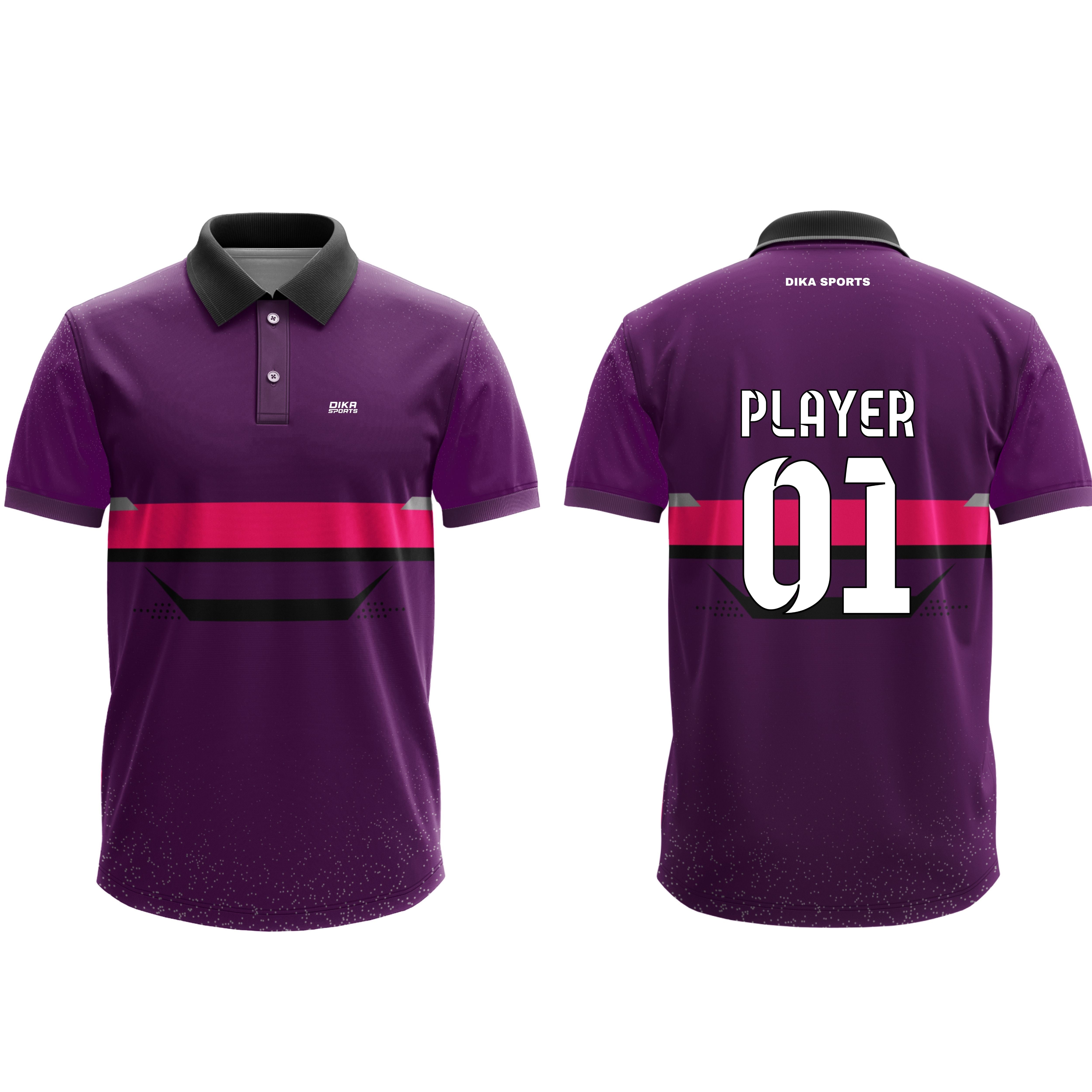 Dika Sports Breathable Cricket Teamwear Jersey for Practice & Matches