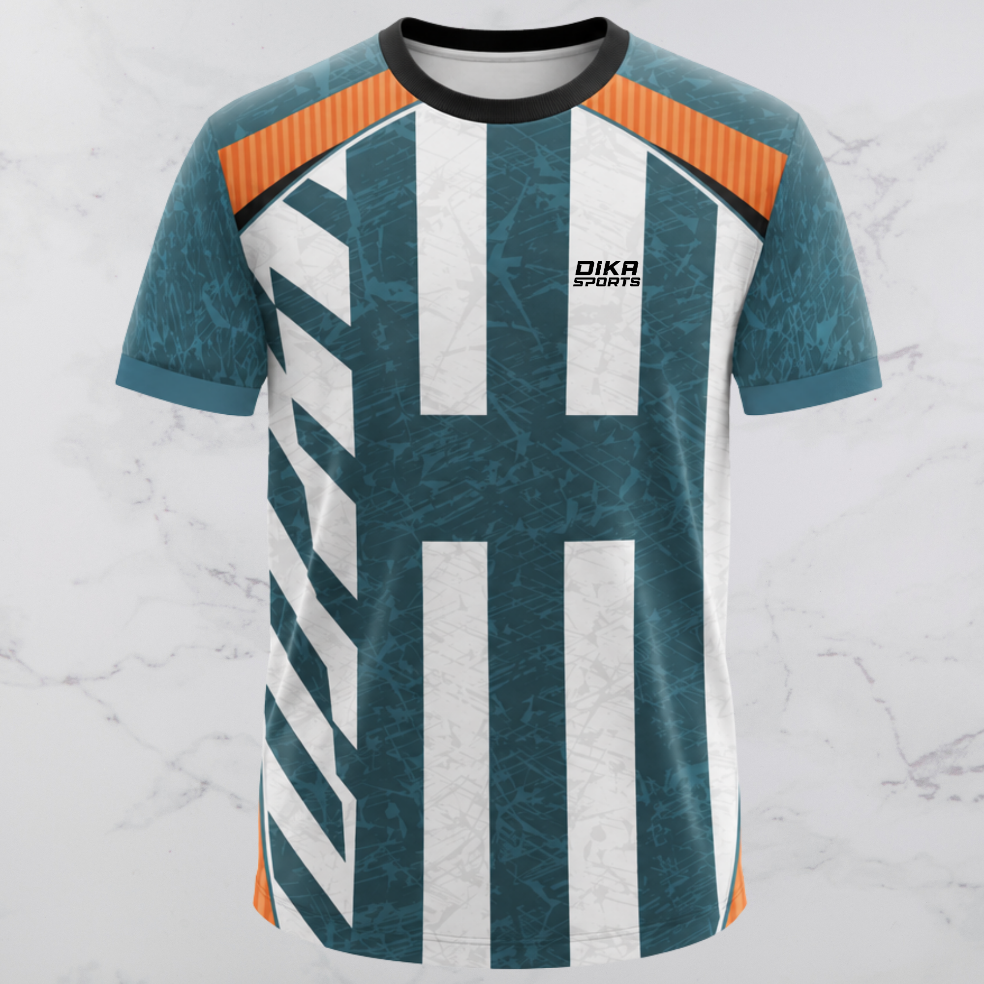 Dika Sports Men's Round Neck Cricket Jersey Breathable Quick Dry Cricket T-Shirt