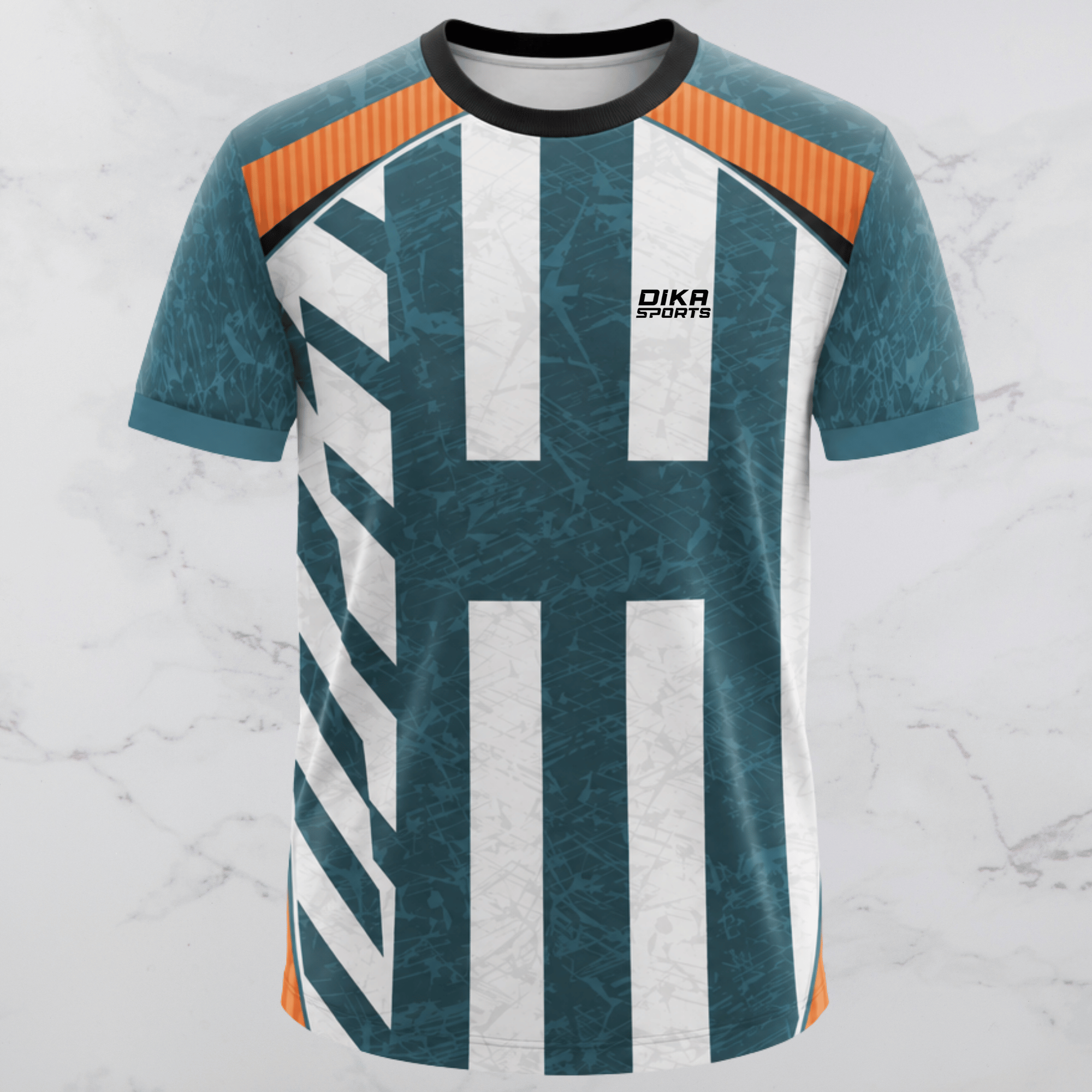 Dika Sports Team Cricket Jersey | Custom Name and Logo Round Neck Cricket Jersey