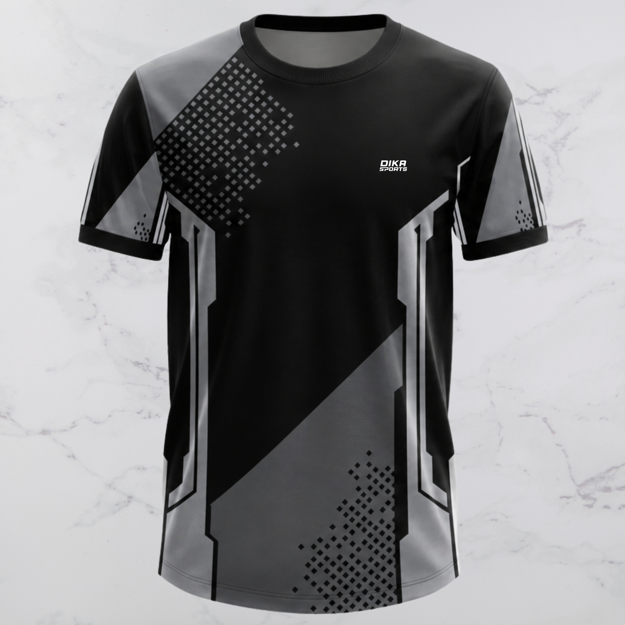 Dika Sports Round Neck Cricket Jersey for Men | Personalized Quick-Dry Cricket T-Shirt Online
