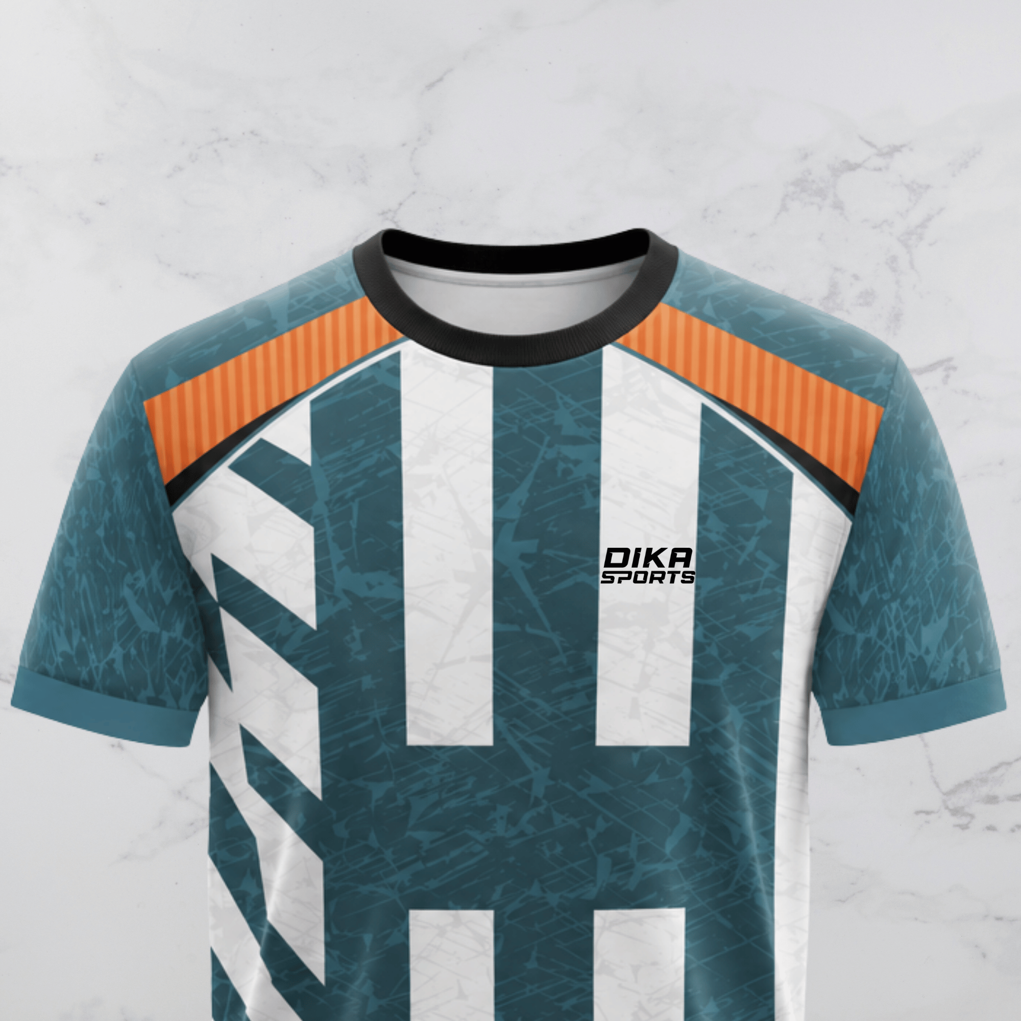 Dika Sports Team Cricket Jersey | Custom Name and Logo Round Neck Cricket Jersey