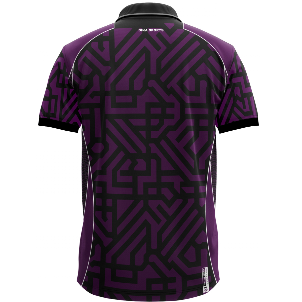 Dika Sports Cricket T-Shirt for Practice | Men's Sports T-Shirt | Cricket T-Shirt with Collar | UV Protection Lab Tested