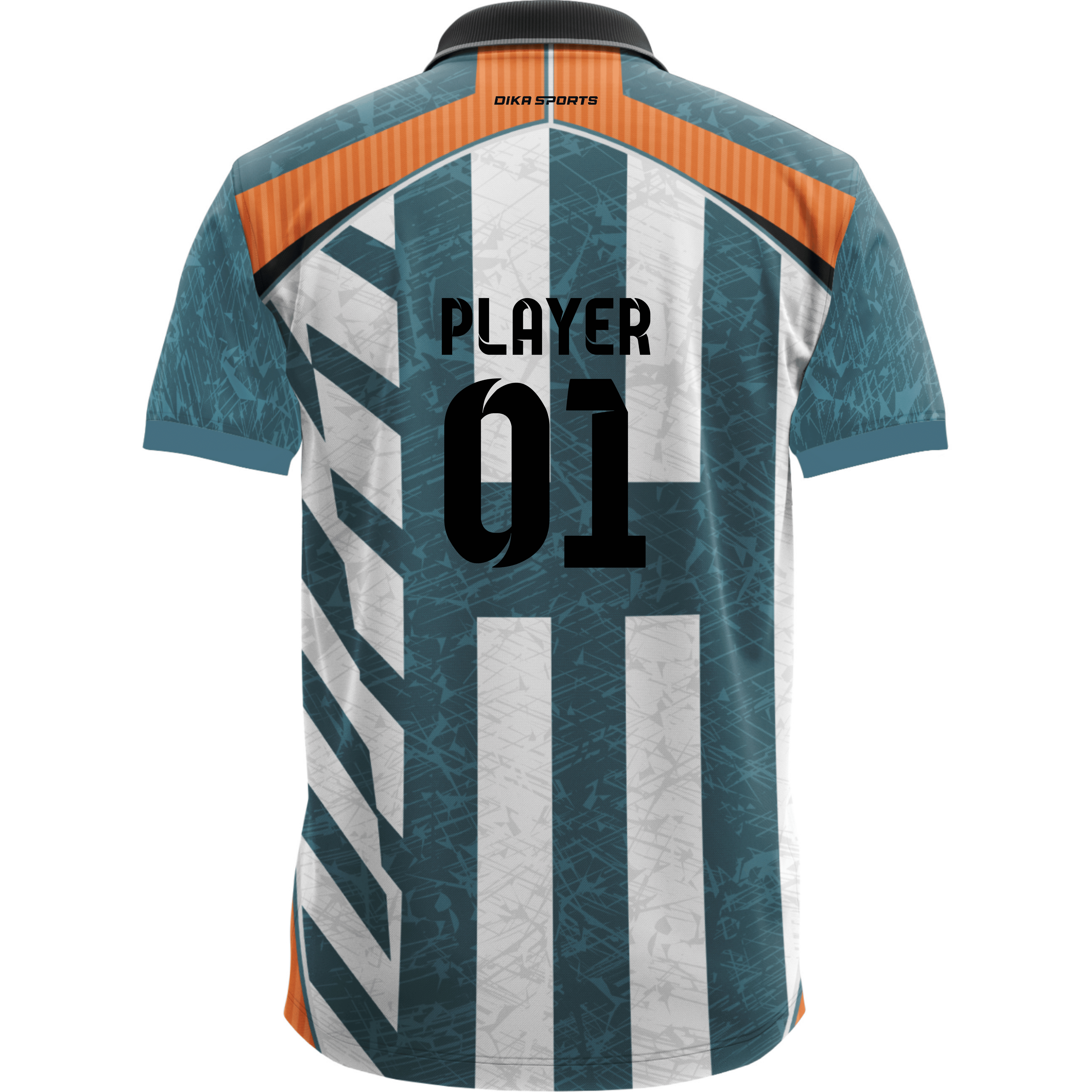 Dika Sports Team Cricket Jersey | Custom Cricket Jersey for Men with Name and Logo