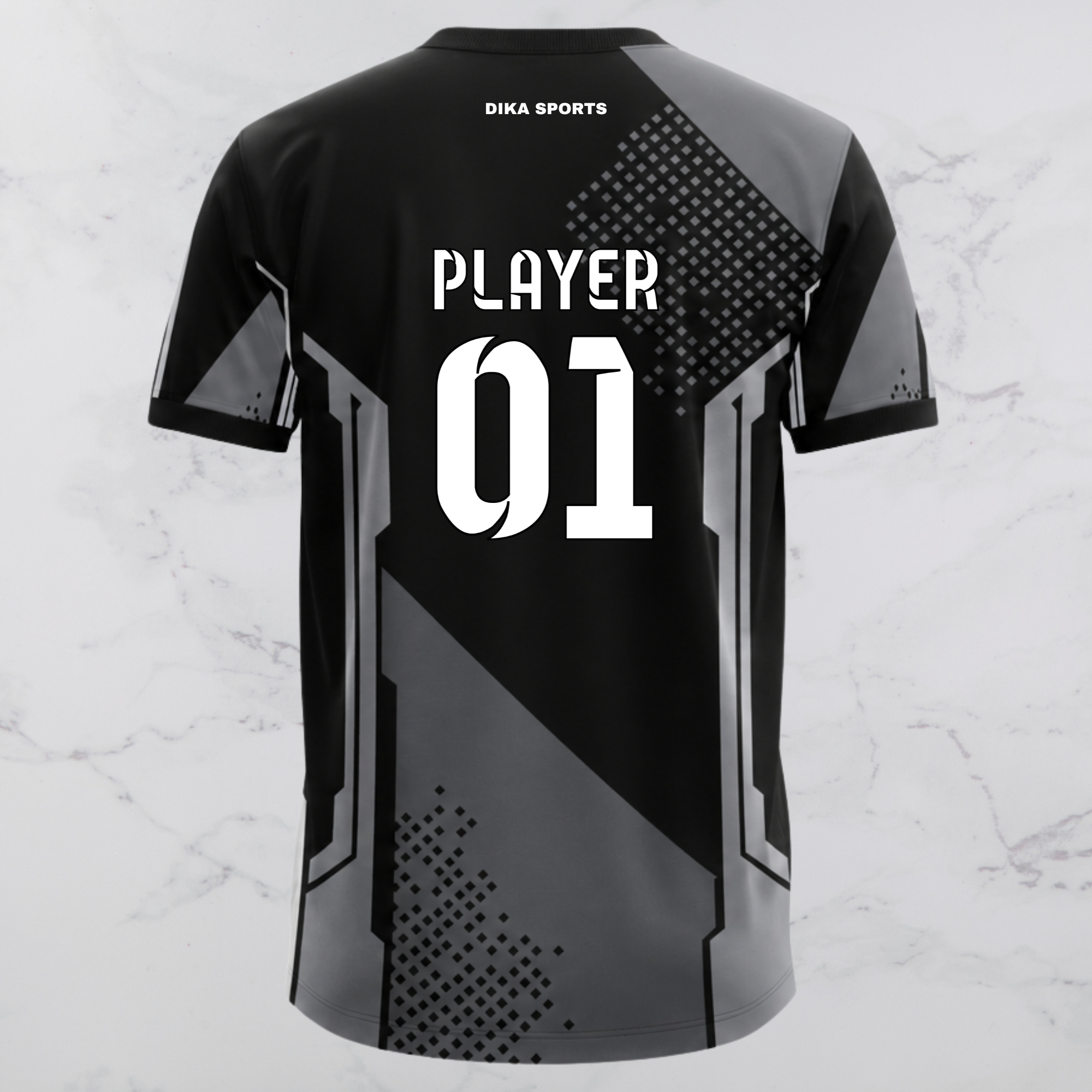 Dika Sports Round Neck Cricket Jersey for Men | Personalized Quick-Dry Cricket T-Shirt Online