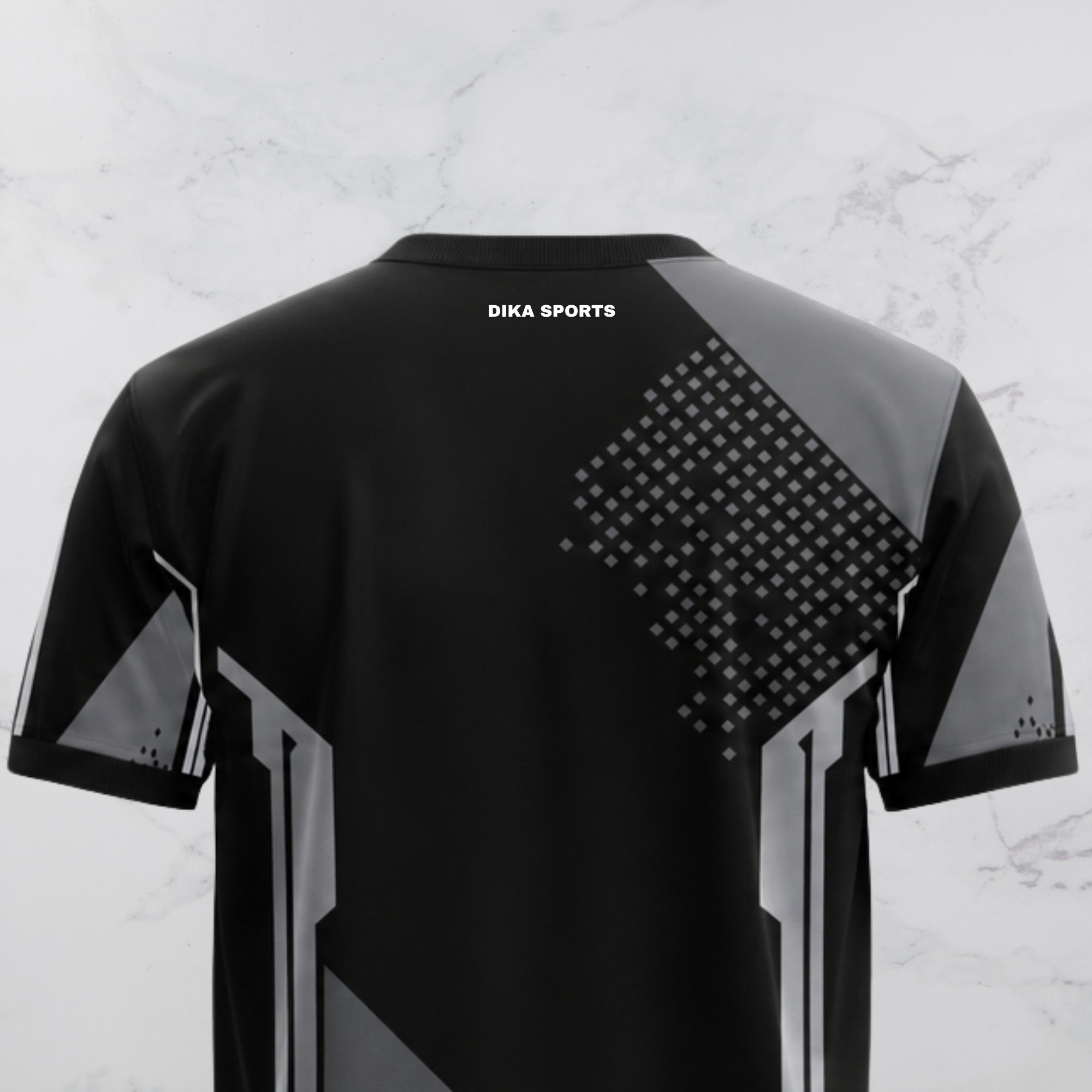 DIKA SPORTS Premium Round Neck Cricket Jersey for Men Moisture Wicking Quick Dry Sports T-Shirt