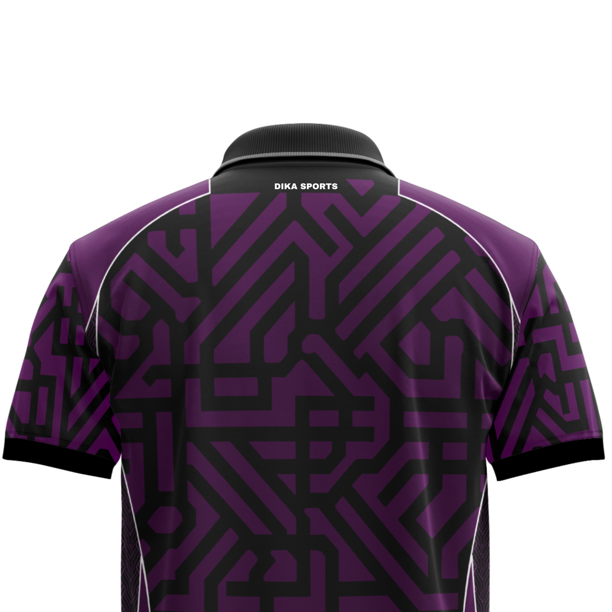 Dika Sports Cricket T-Shirt for Practice | Men's Sports T-Shirt | Cricket T-Shirt with Collar | UV Protection Lab Tested