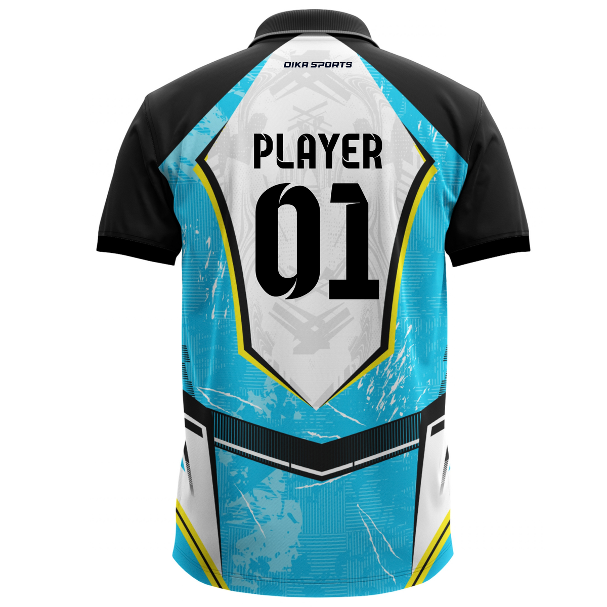 Dika Sports Custom Team Cricket Jersey | Cricket Jersey with Name & Number | Personalized Printed Jersey for Men, Adults & Kids
