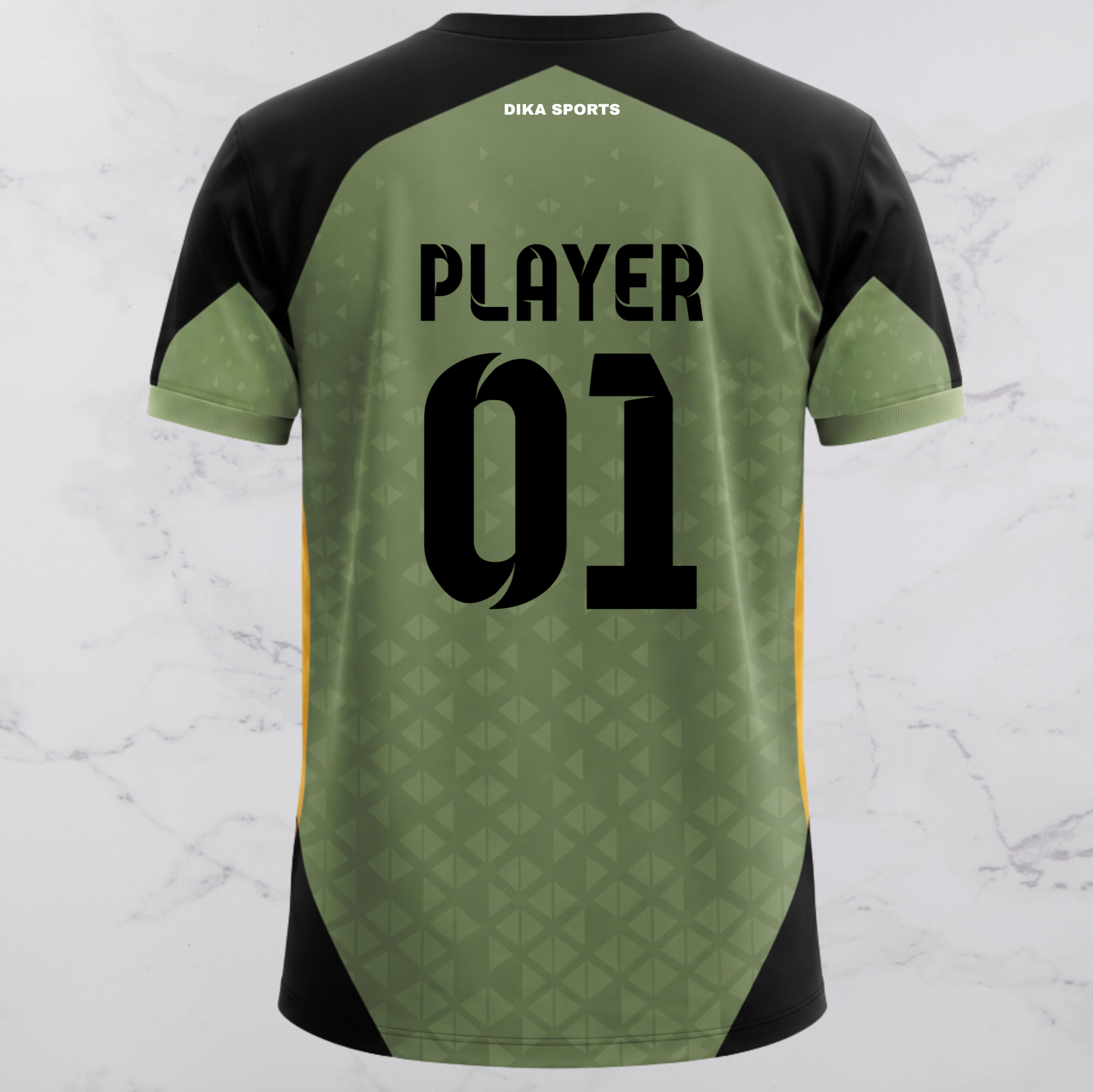 DIKA SPORTS Team Cricket Jersey | Personalized Round Neck Cricket T-Shirt with Name | Custom Cricket Jersey Online