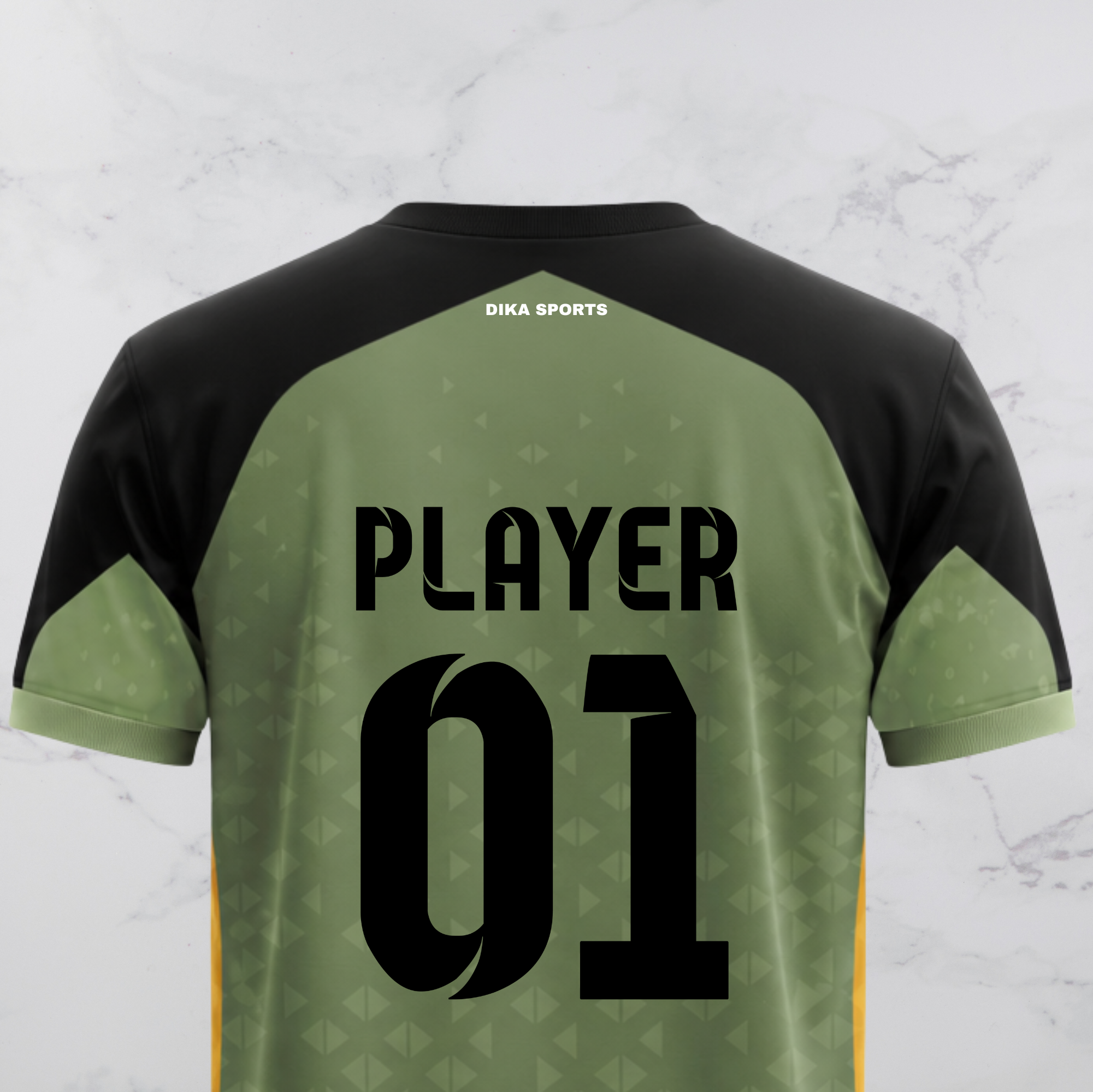 DIKA SPORTS Team Cricket Jersey | Personalized Round Neck Cricket T-Shirt with Name | Custom Cricket Jersey Online