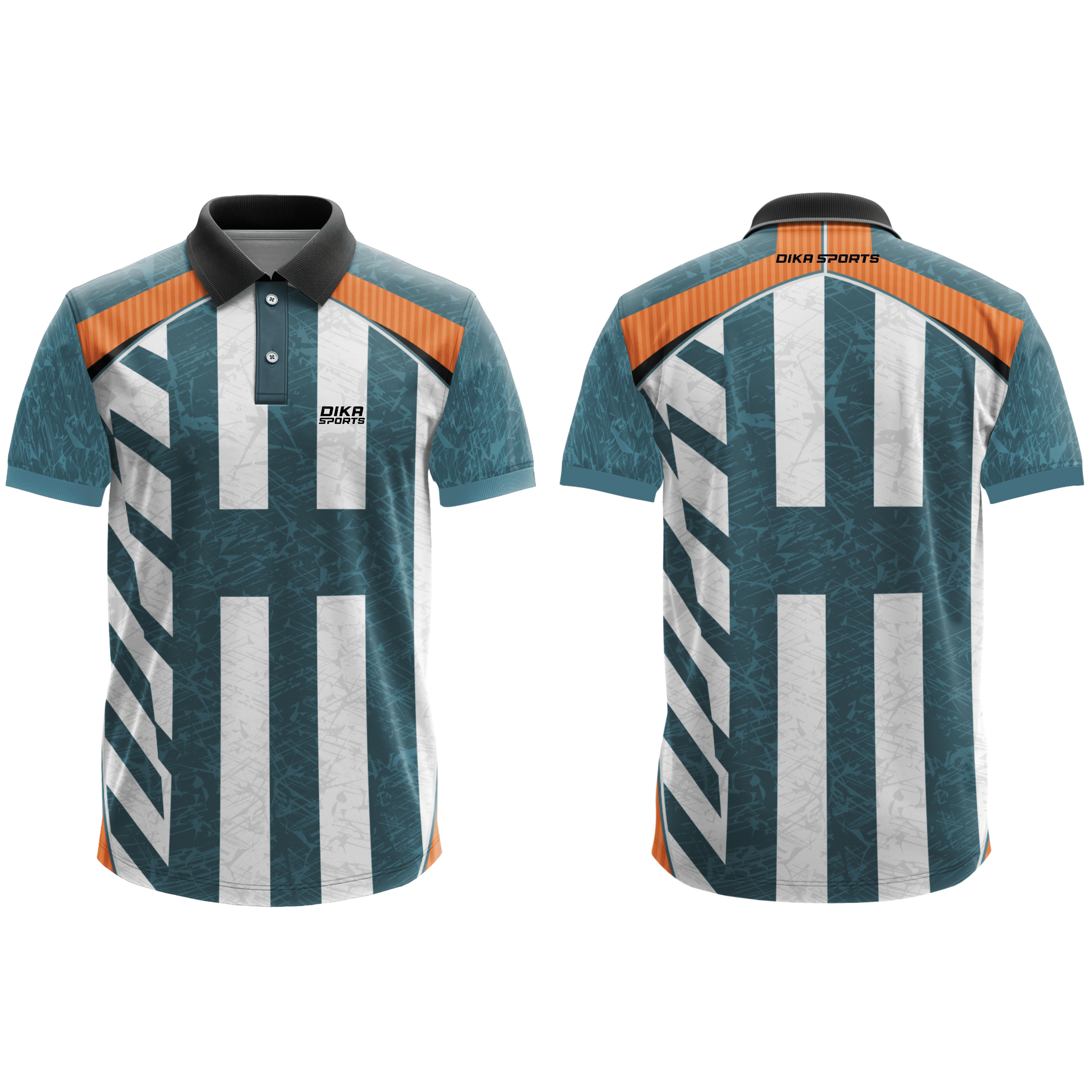 DIKA SPORTS Cricket Jersey for Men Lightweight Quick Dry Polyester Cricket Uniform for Practice