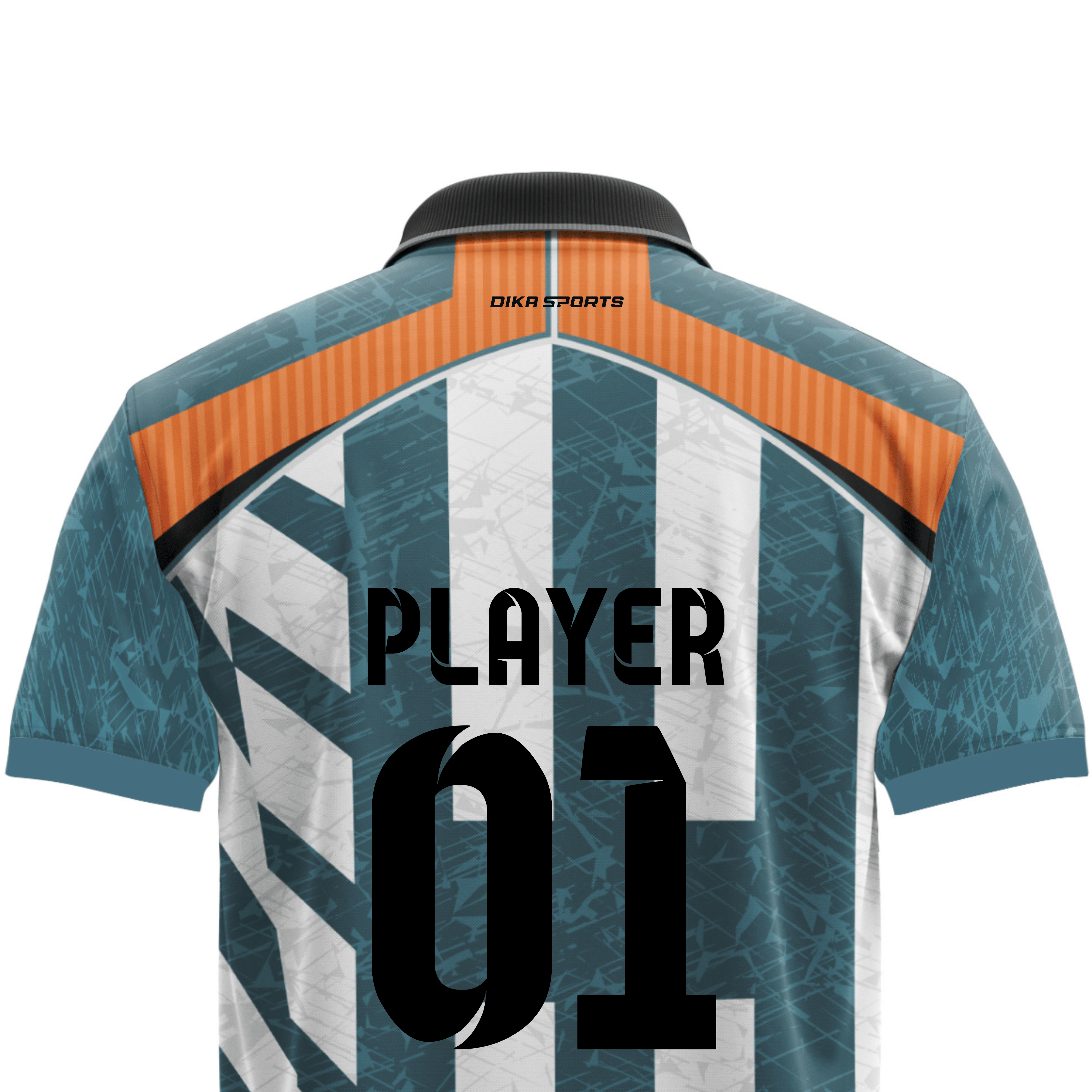Dika Sports Team Cricket Jersey | Custom Cricket Jersey for Men with Name and Logo
