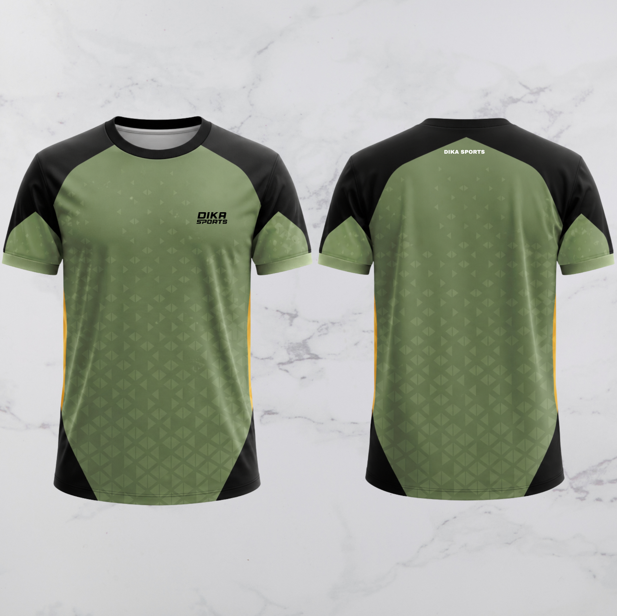 DIKA SPORTS Team Cricket Jersey Round Neck Cricket T-Shirt Breathable | Sports Jersey for Men | Cricket Dress for Men