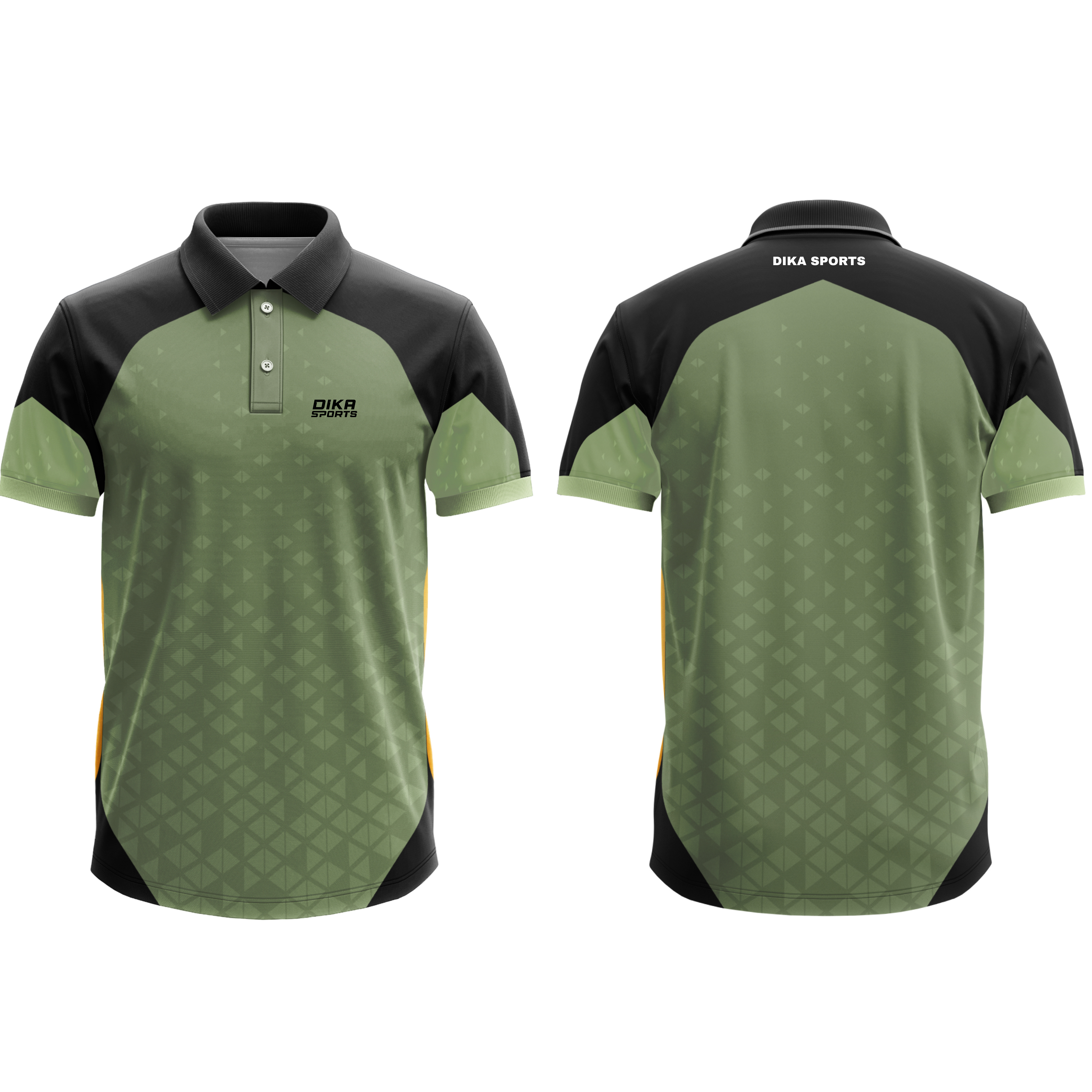 DIKA SPORTS Cricket T-Shirt Set, Quick Dry Breathable Cricket Jersey with UV Protection for Team Training
