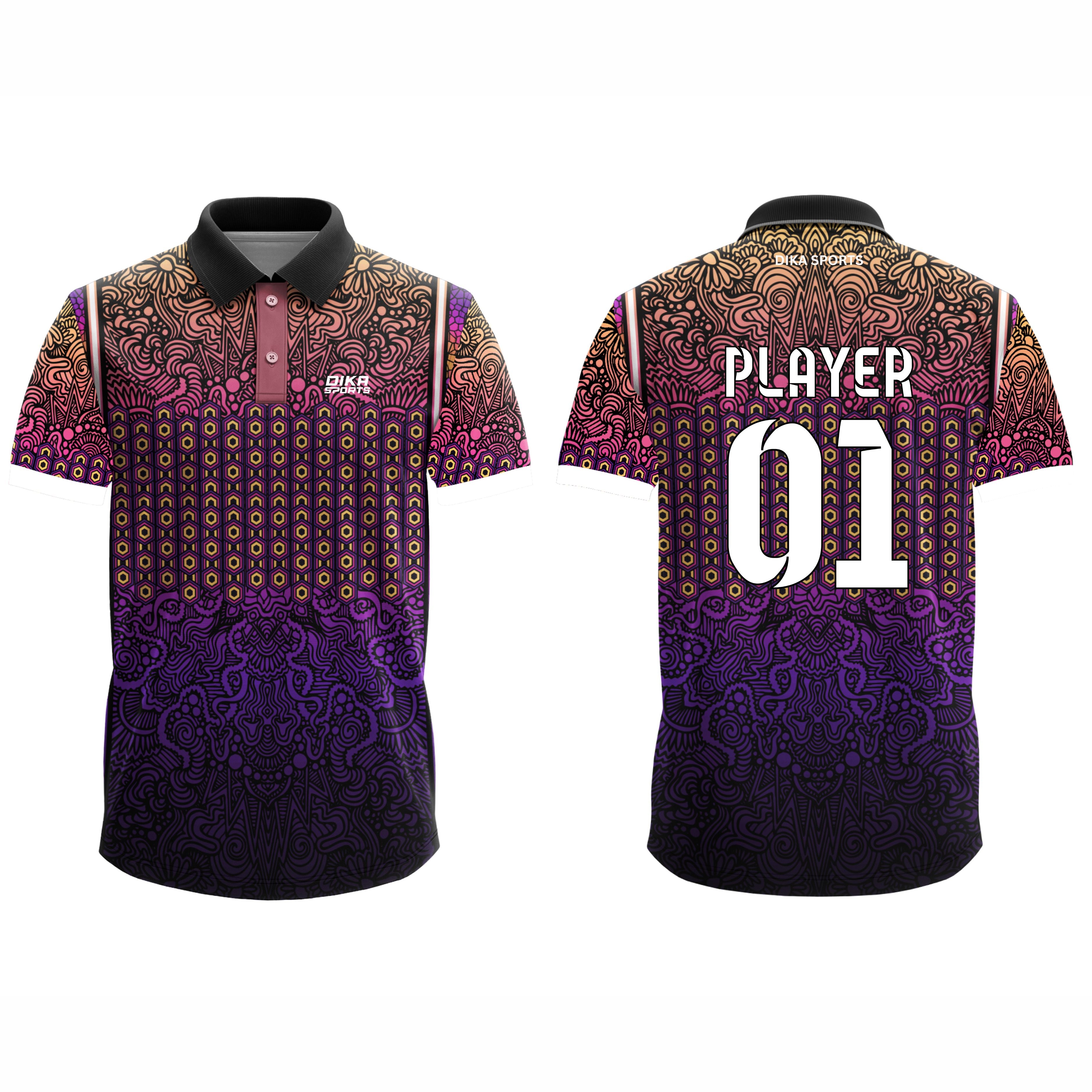 Breathable Cricket T-Shirt for Practice Stylish Short Sleeve Cricket Wear