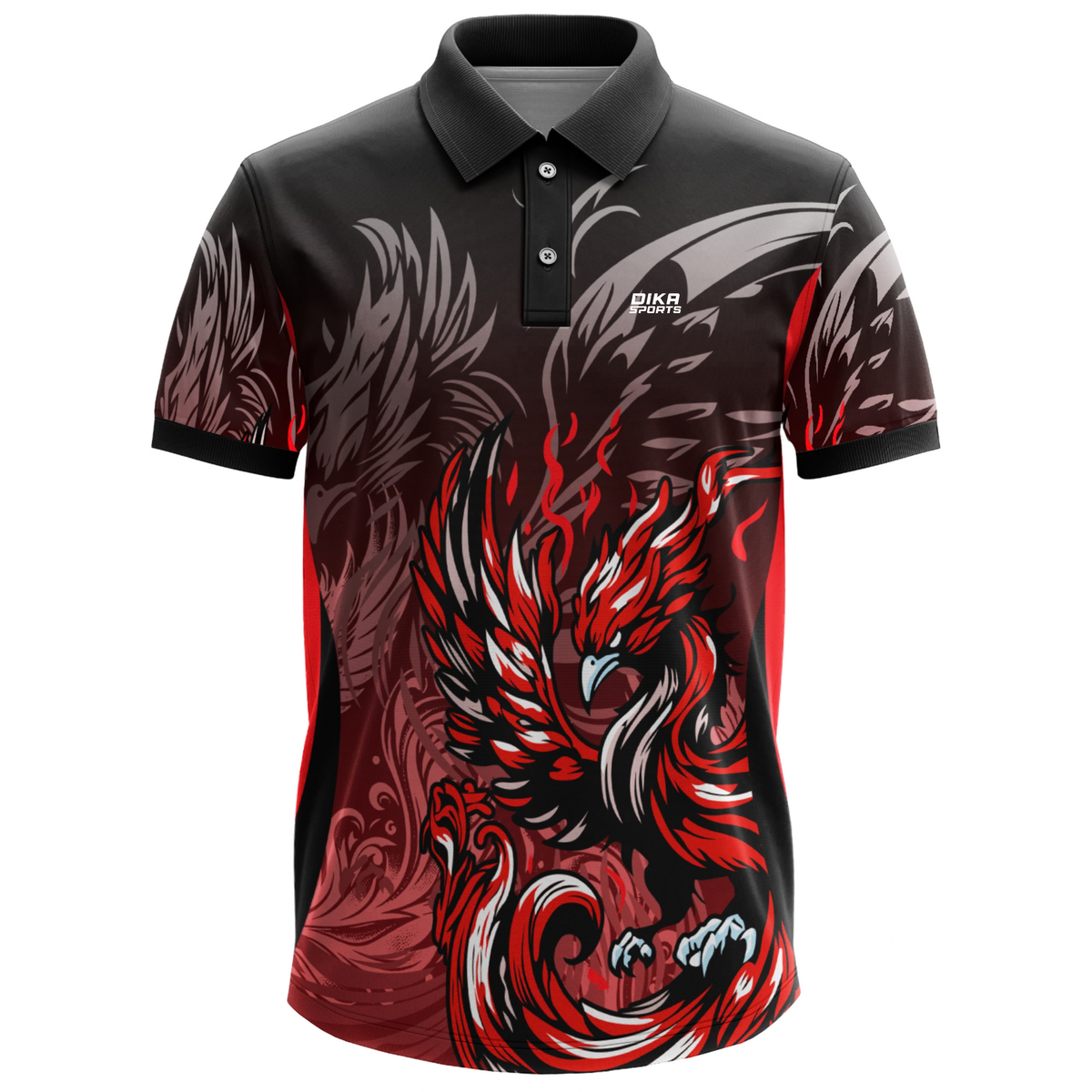 Dika Sports Cricket Jersey for Men | Large Size Team Cricket Jersey | Breathable Cricket T-Shirt | Quick Dry Technology | No Name Jersey