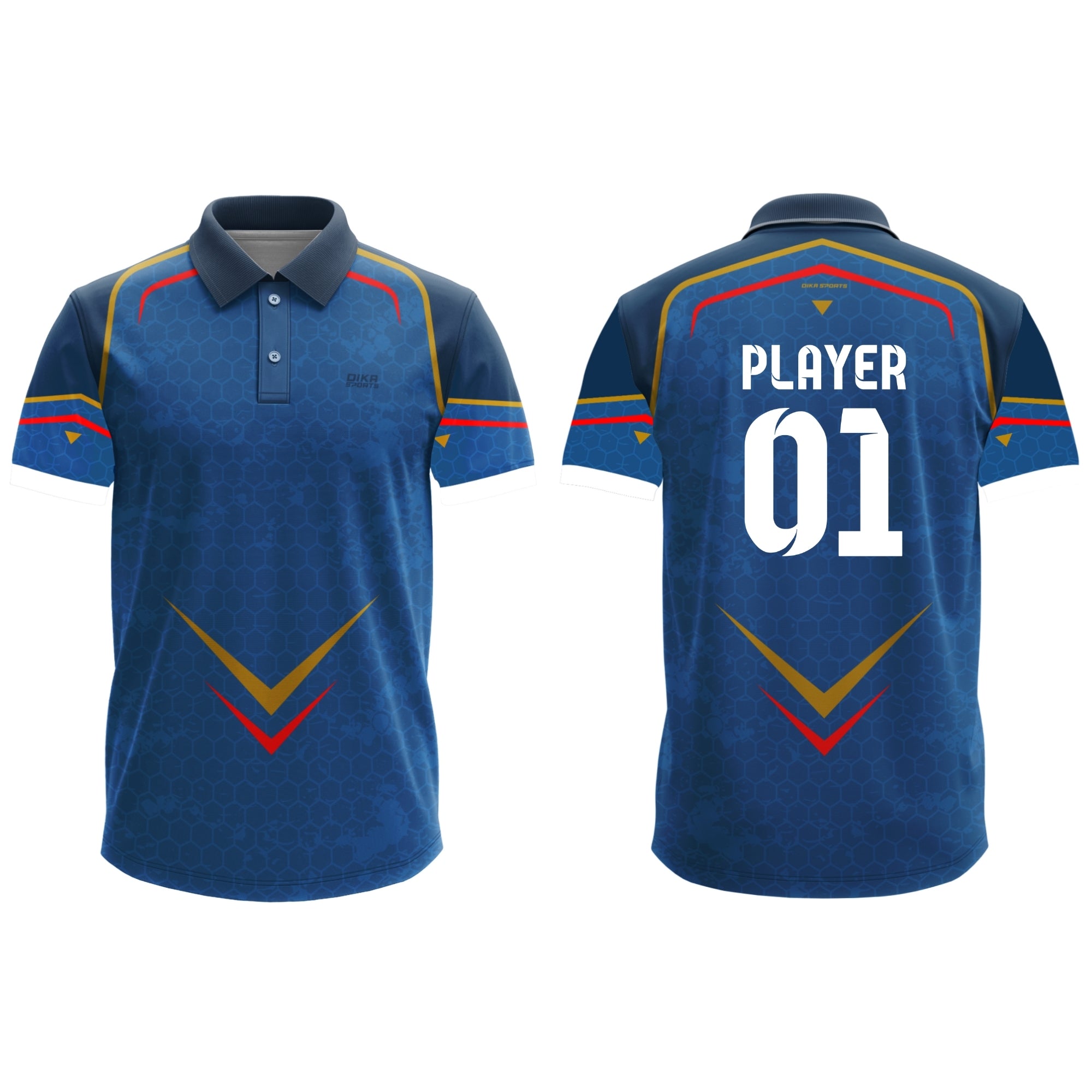 Dika Sports sports jersey Cricket jersey large size independence day tshirt for men