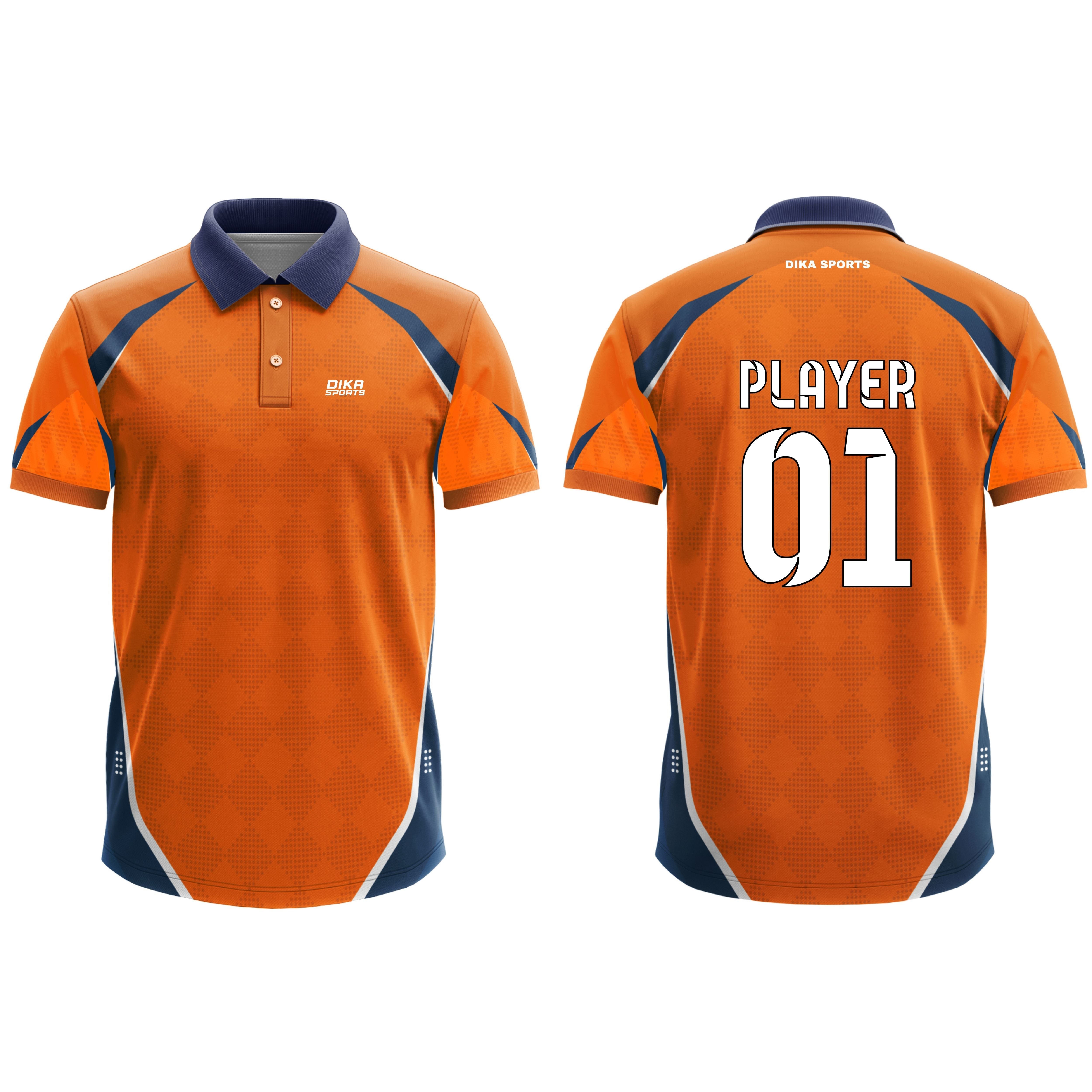 Dika Sports Custom Soccer Jersey with Embroidery Option