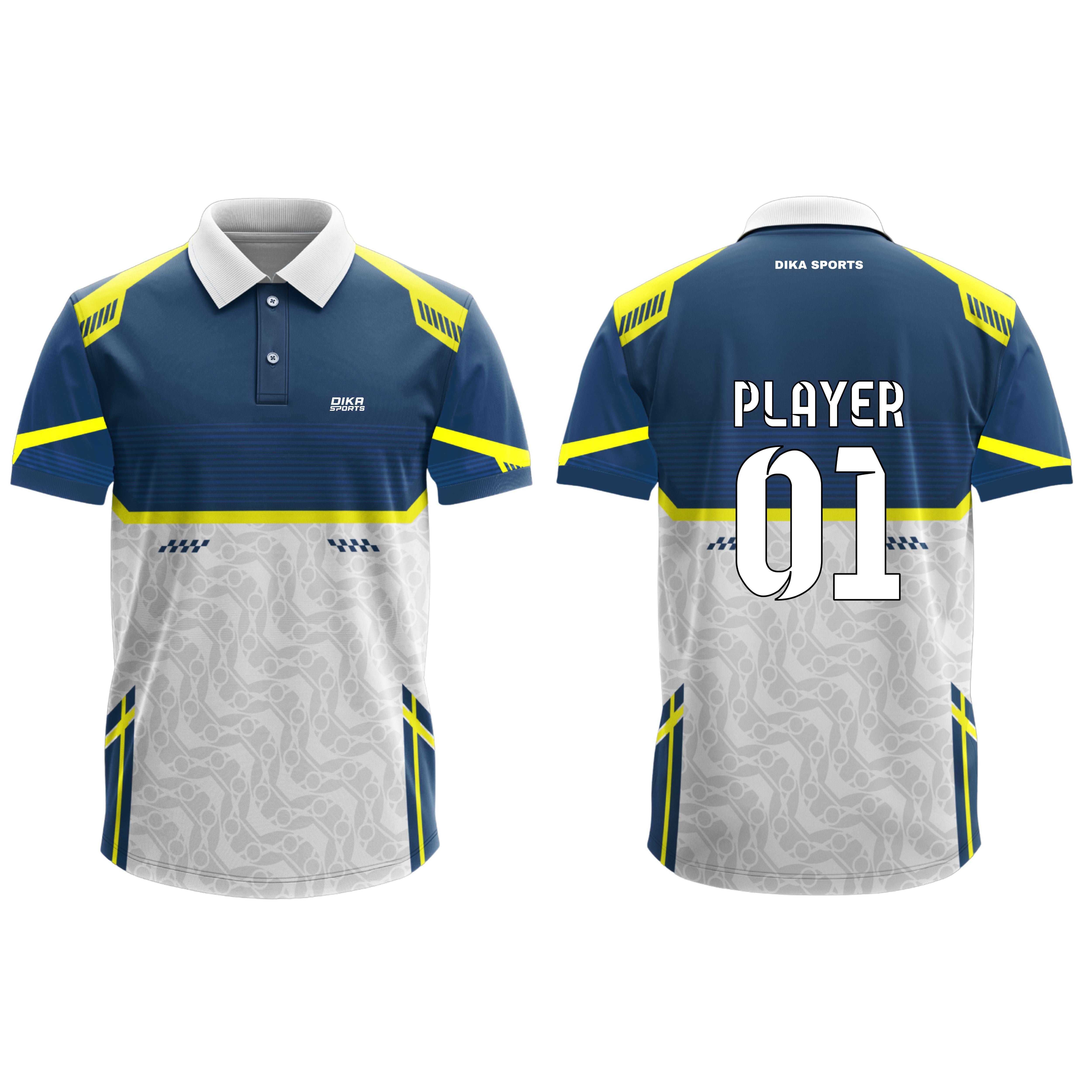 Kids Cricket Jersey with Name  Breathable & UV Protection Cricket Wear