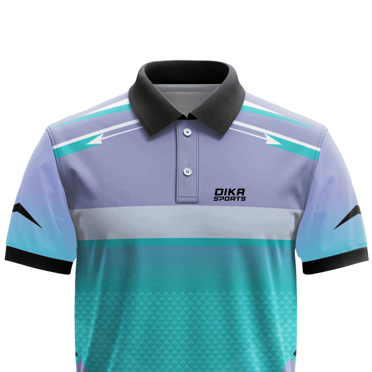 DIKA SPORTS Trendy Cricket Jersey for Men – Fashionable Printed Polo Sportswear for local cricket matches