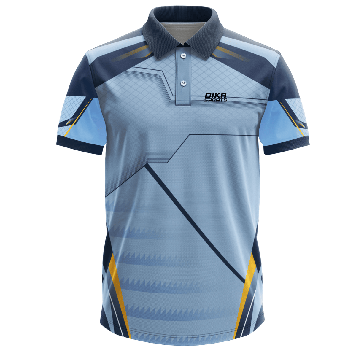 Dika Sports Attractive Kids Custom Cricket Jersey with Name and Number for Young Players