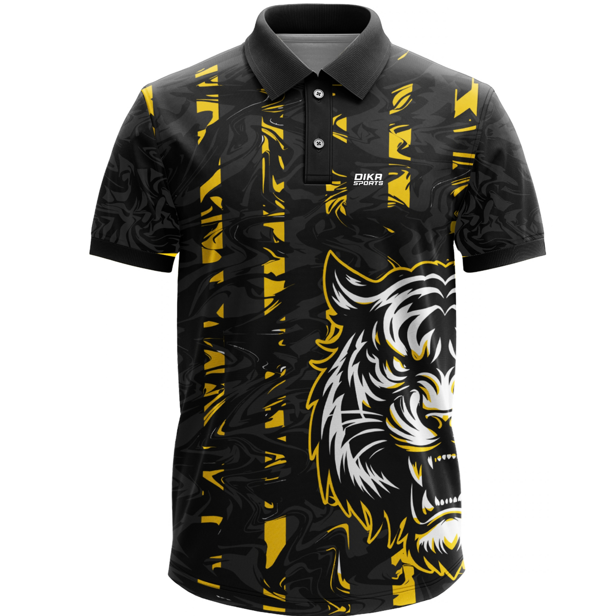 Dika Sports Cricket Jersey with Name | Custom Cricket Jersey with Logo & Number | Breathable Team Jersey for Men and Kids