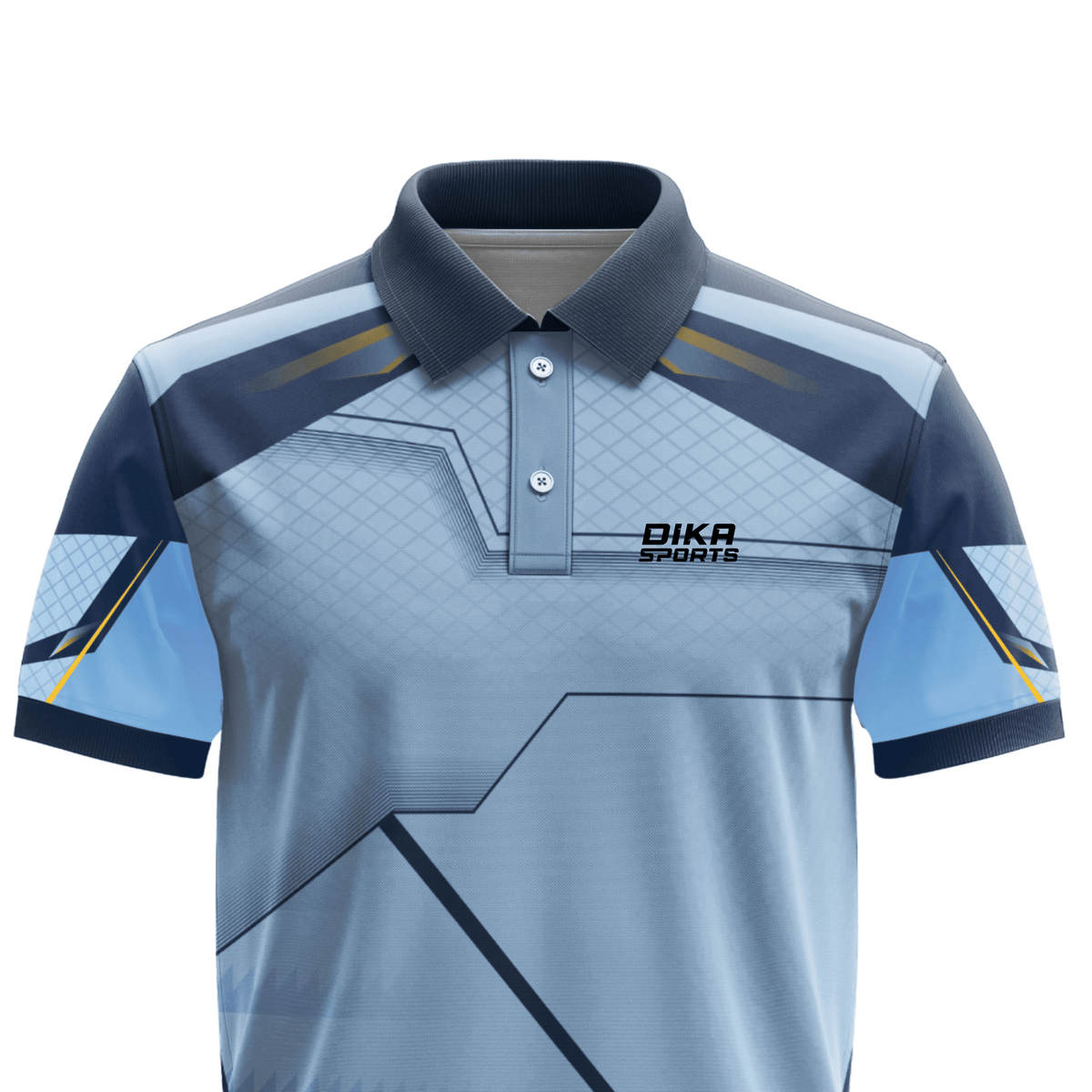 Dika Sports Attractive Kids Custom Cricket Jersey with Name and Number for Young Players
