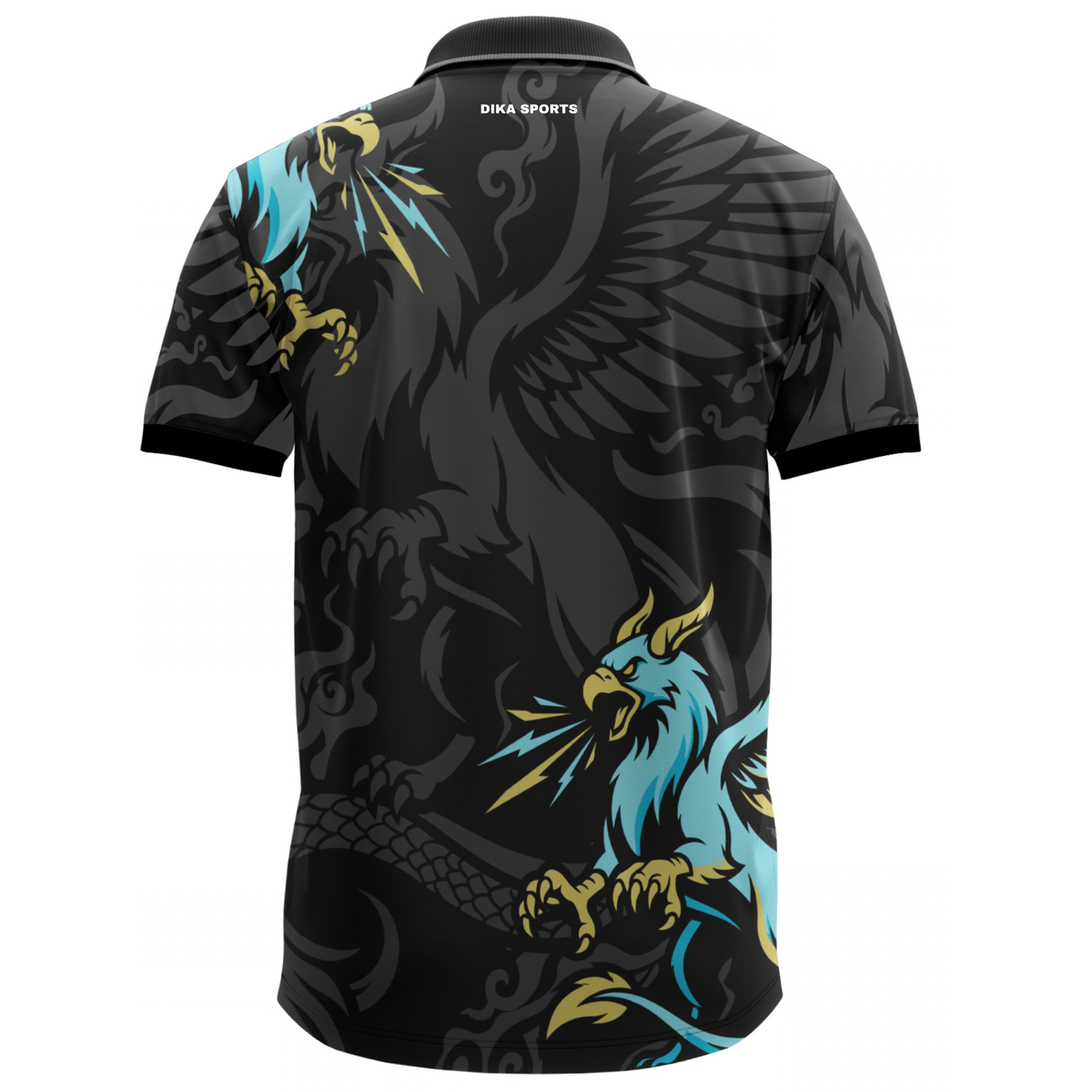 Dika Sports Cricket Jersey | Cricket T Shirt for Men | Quick-Dry Sports T-Shirt with Collar | Breathable Performance Wear