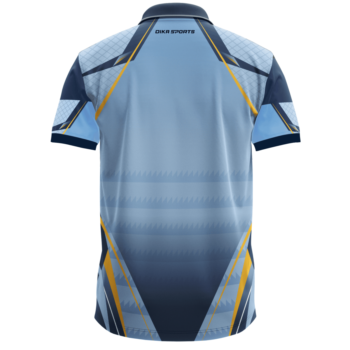 Dika Sports Men's Cricket Jersey with Collar – Classic Ready to Wear Sports Polo T-Shirt