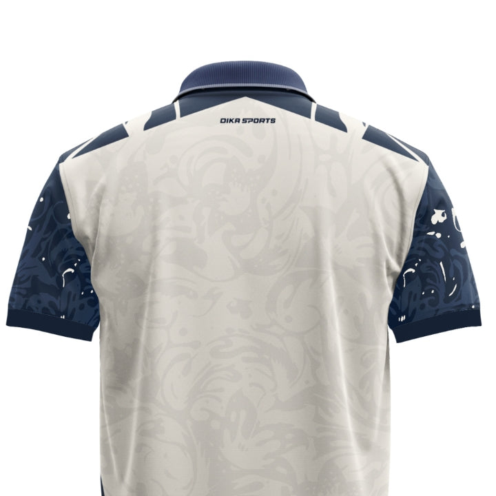 DIKA SPORTS Stand Collar T Shirts for Men  Sports Polo T Shirts for Men  Sport Jersey for Men